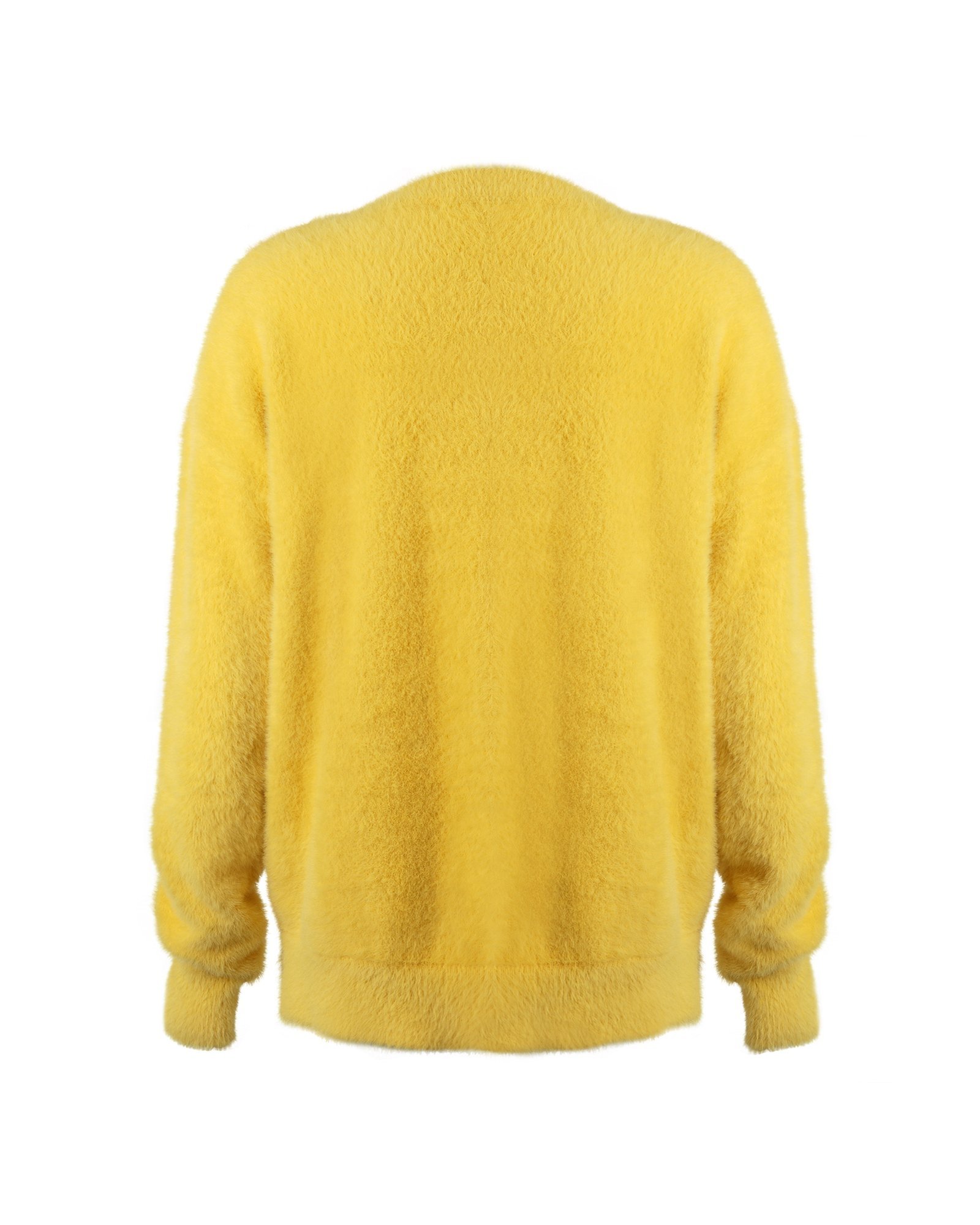 Mohair H And M Yellow Jumper Gloss Fluffy Yellow Jumper Oliver Bonas