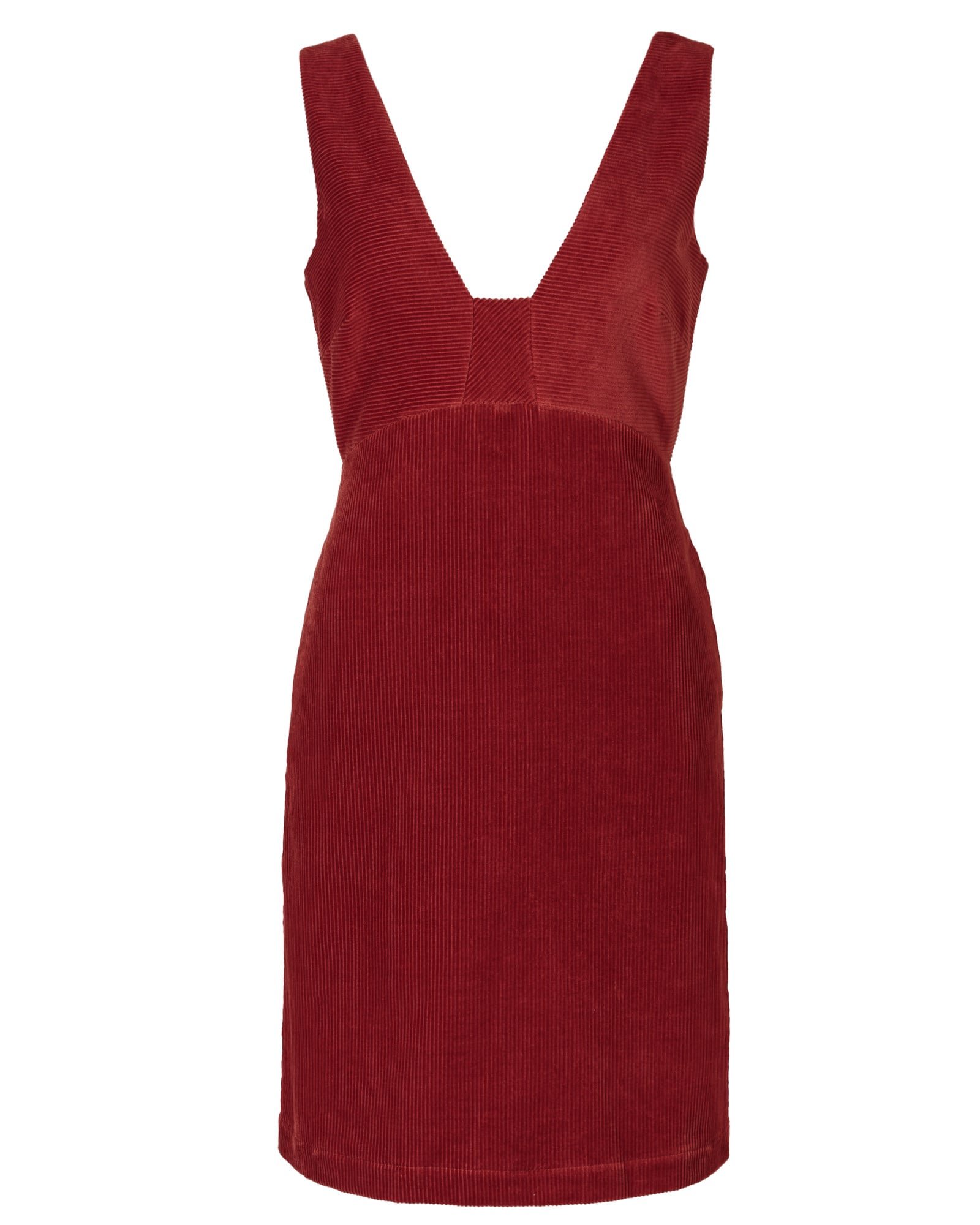 open lace back dress Women's Organic Corduroy Pinafore Dress main image 0