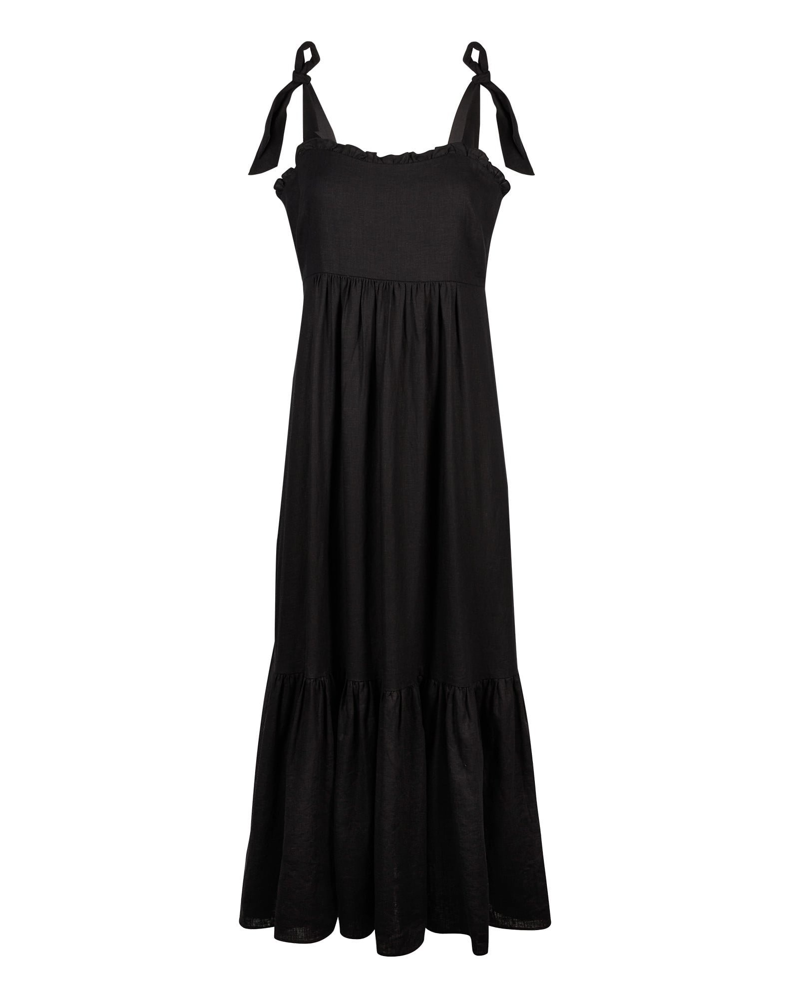 princess polly baby blue dress Tiggy Black Dress main image 1