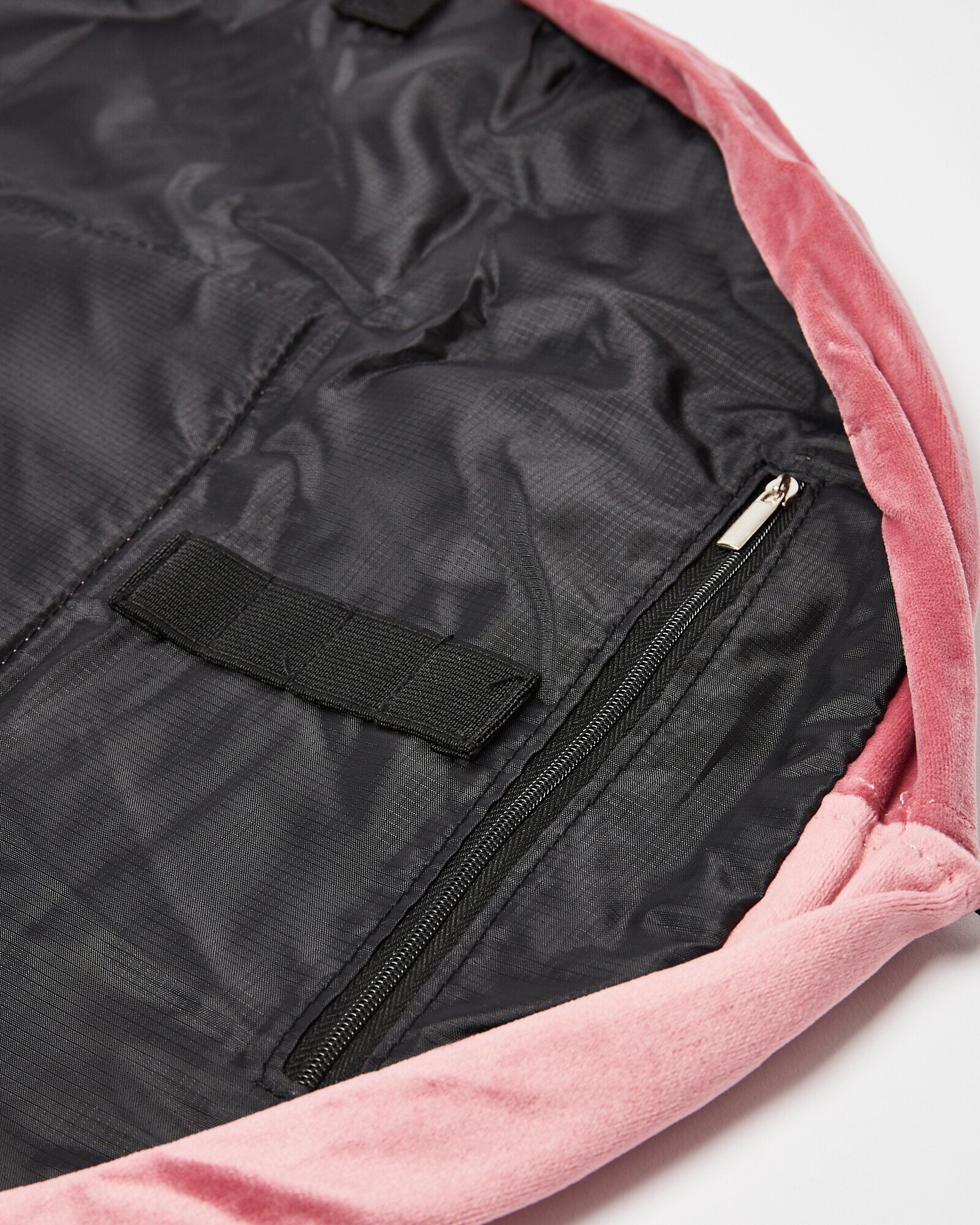 The Flat Lay Co Pink Velvet Make Up Bag Oliver Bonas