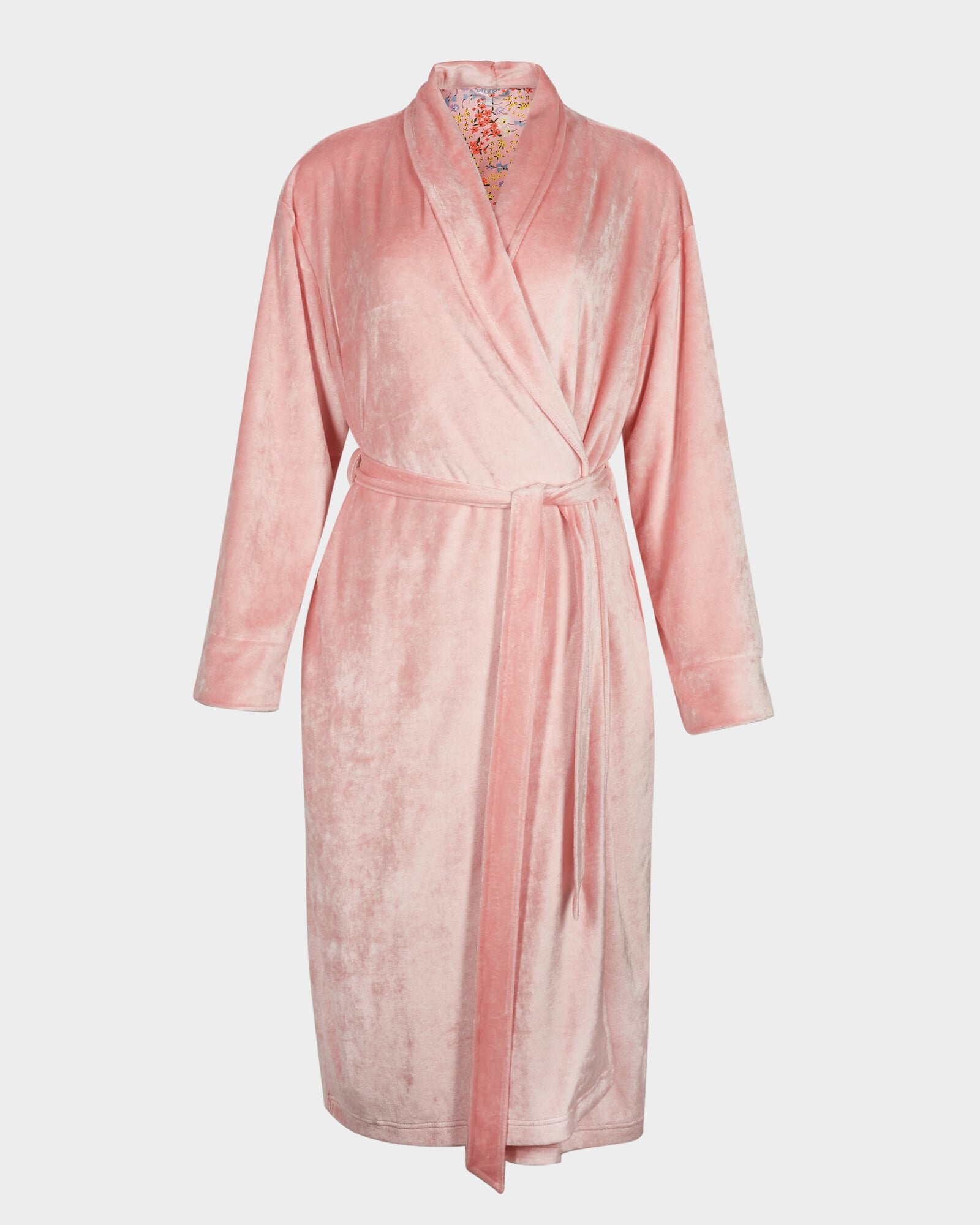 strapless open back dress Bathrobe
