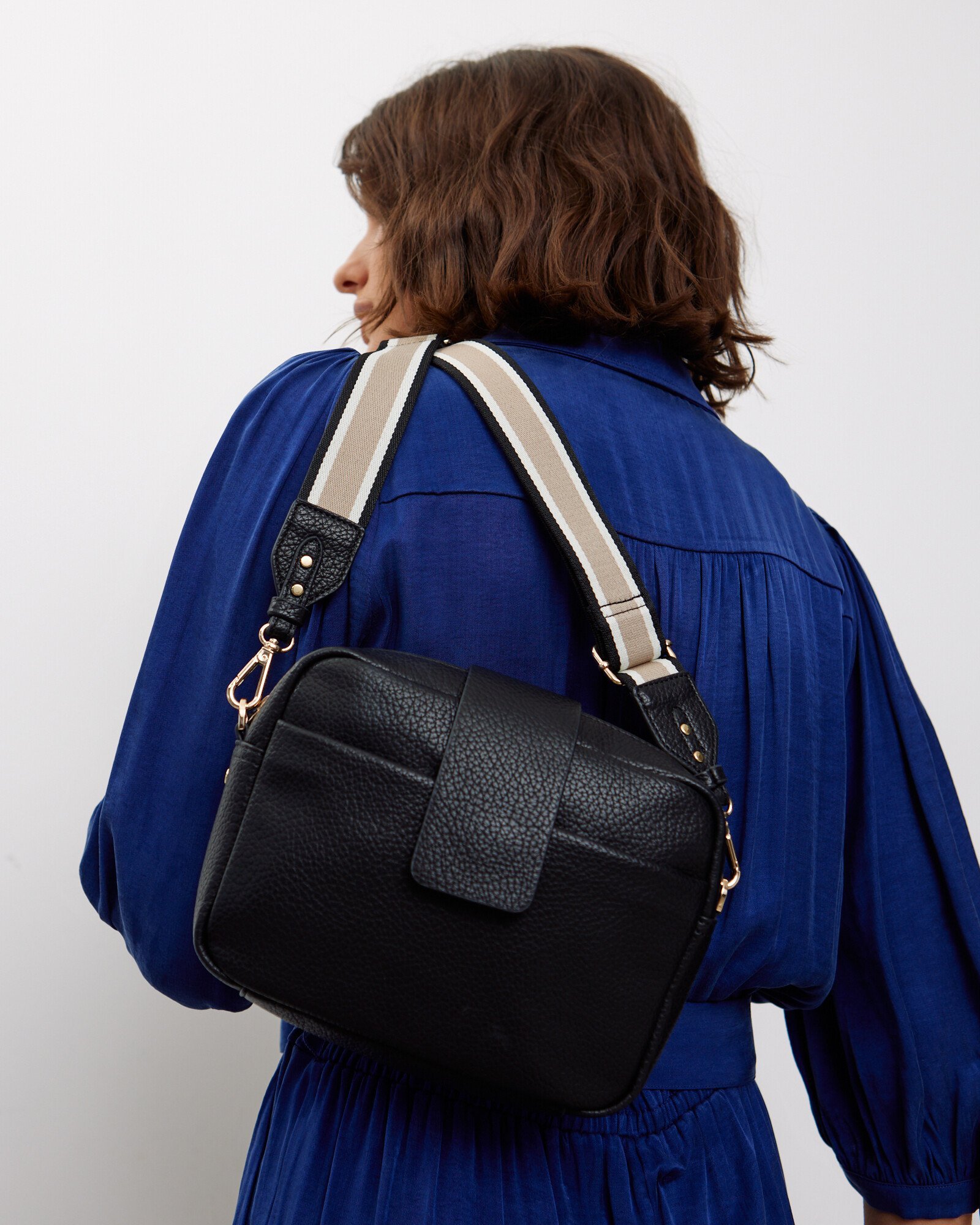 Eve Fold Over Crossbody Camera Bag Large | Oliver Bonas