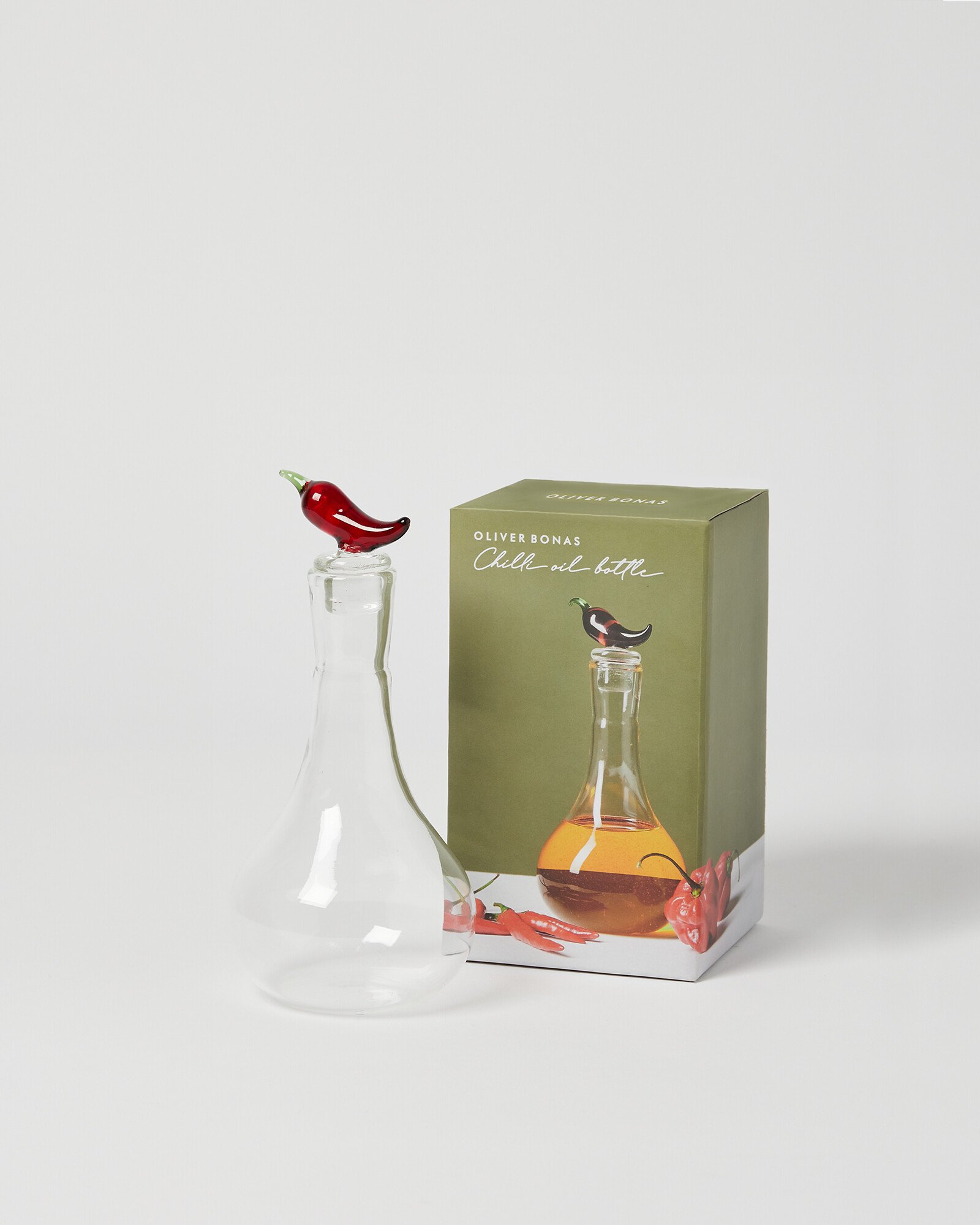 Glass Chilli Oil Bottle