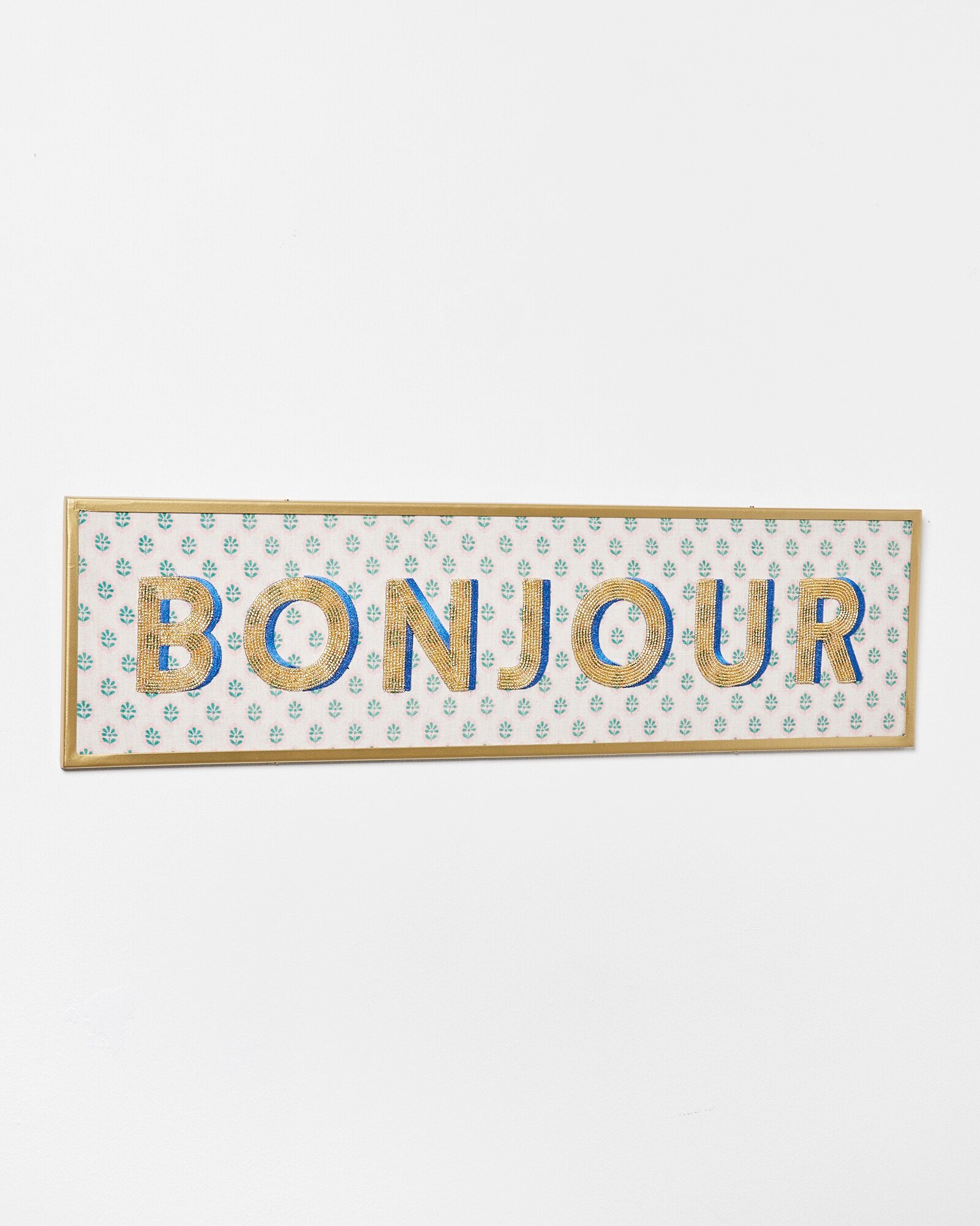 Bonjour Beaded Framed Framed Wall Art Oliver Bonas