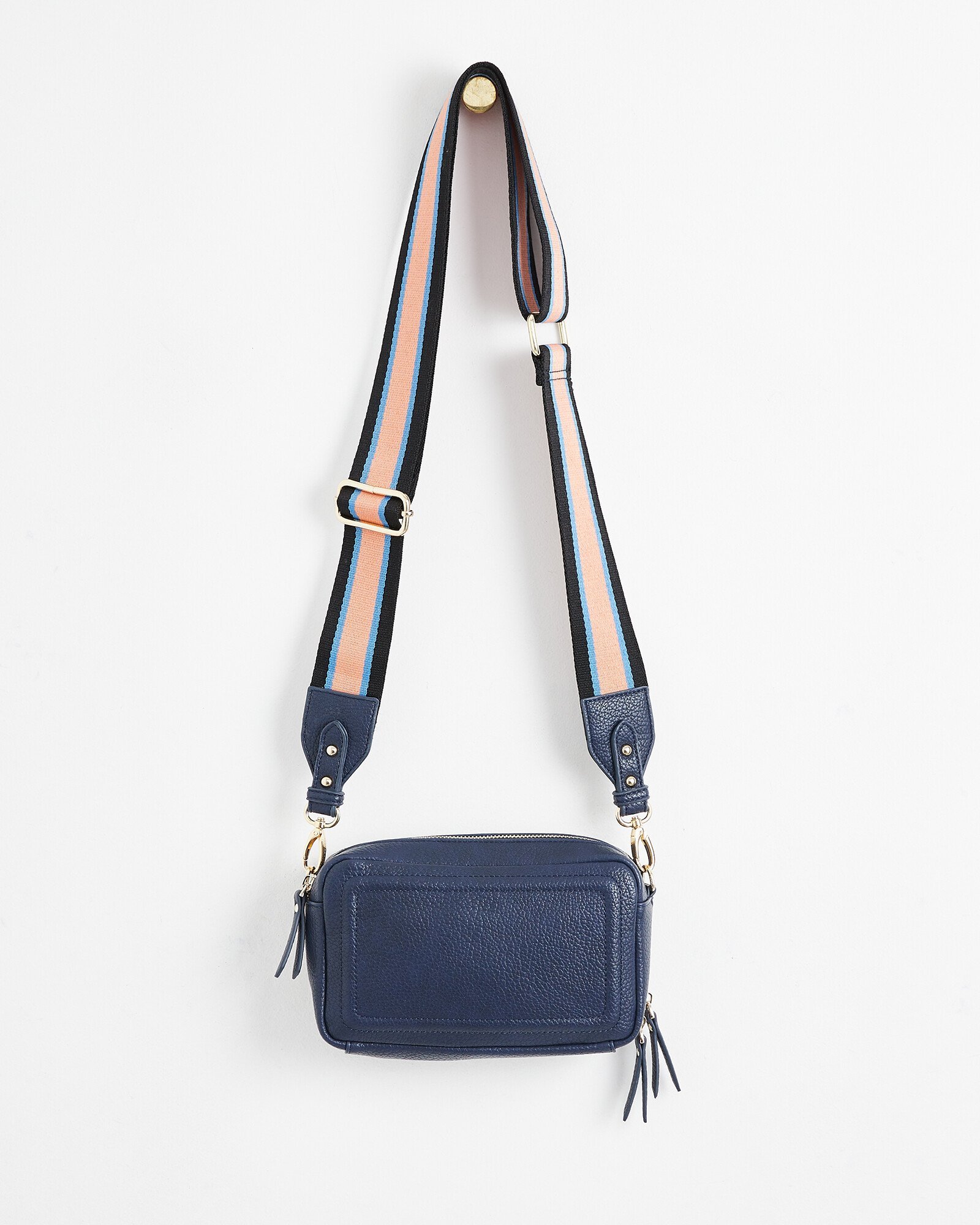 Simen Navy Blue Crossbody Camera Bag | Oliver Bonas