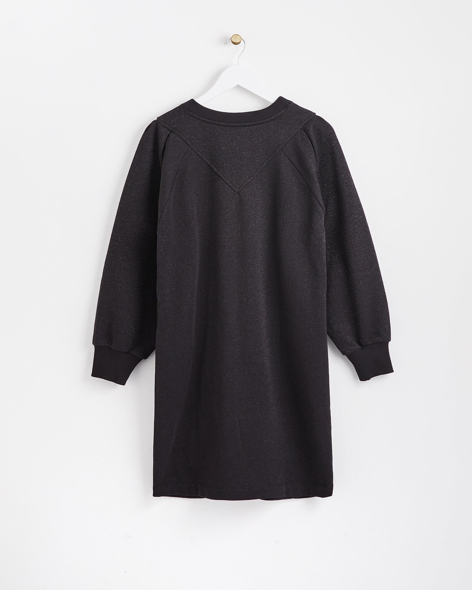 slim fit dress slacks Threadbare Women's Black Sequin Bow Embellished Knitted Jumper Dress main image 1