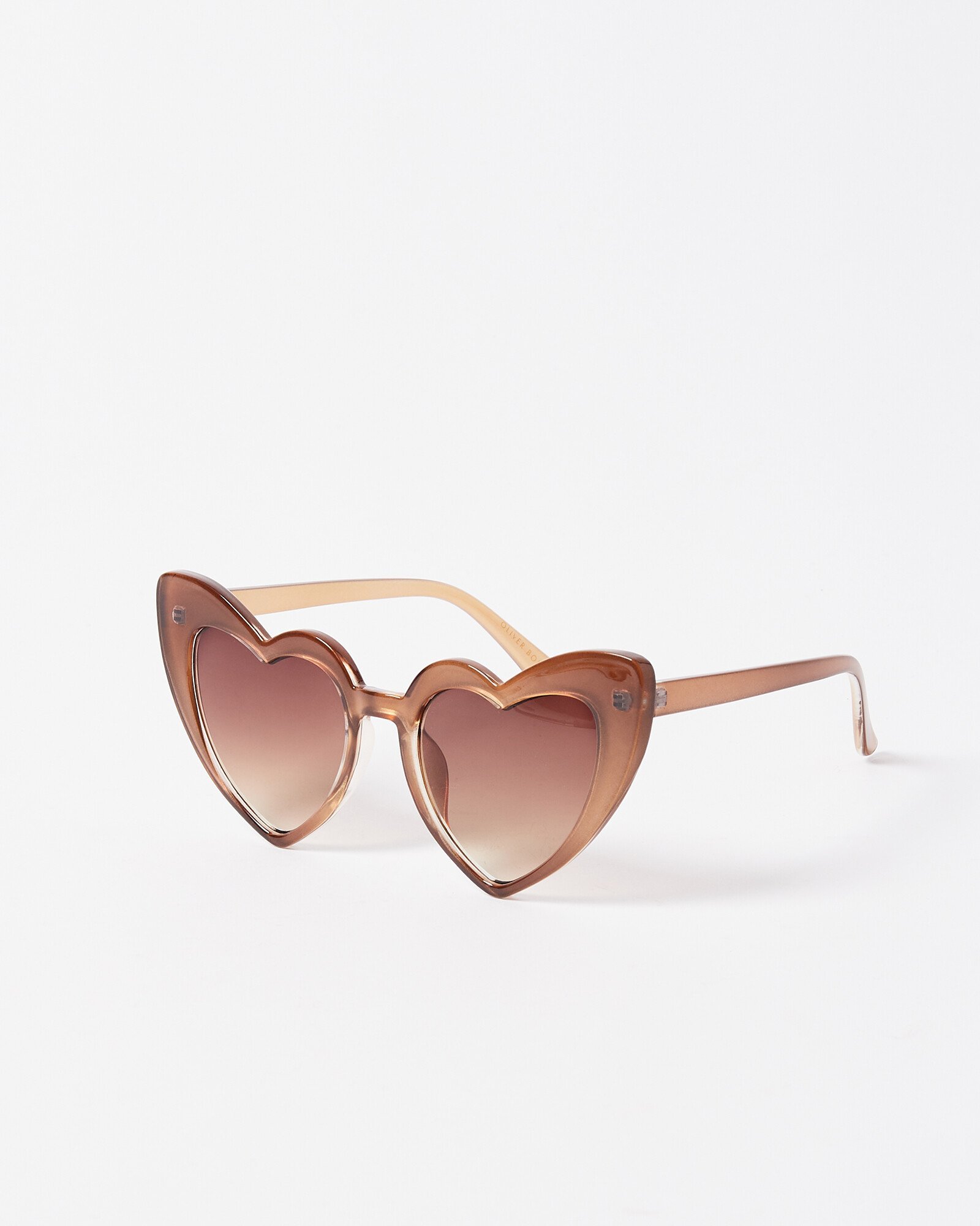小物 HEART LOGO SUNGLASSES BROWN TORTOISE PEARL SWEETHEART SUNGLASSES - Lele Sadoughi