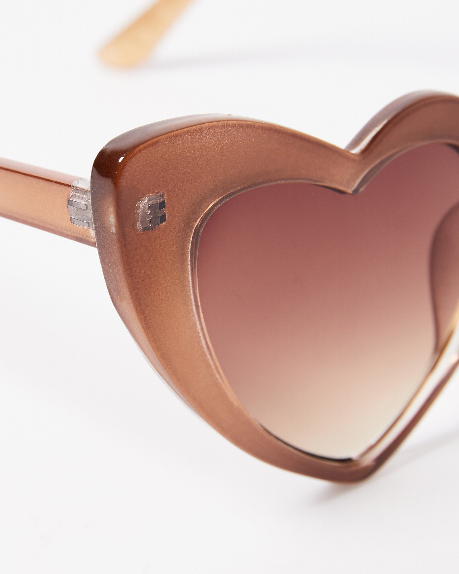 Heart Shape Brown Sunglasses | Oliver Bonas