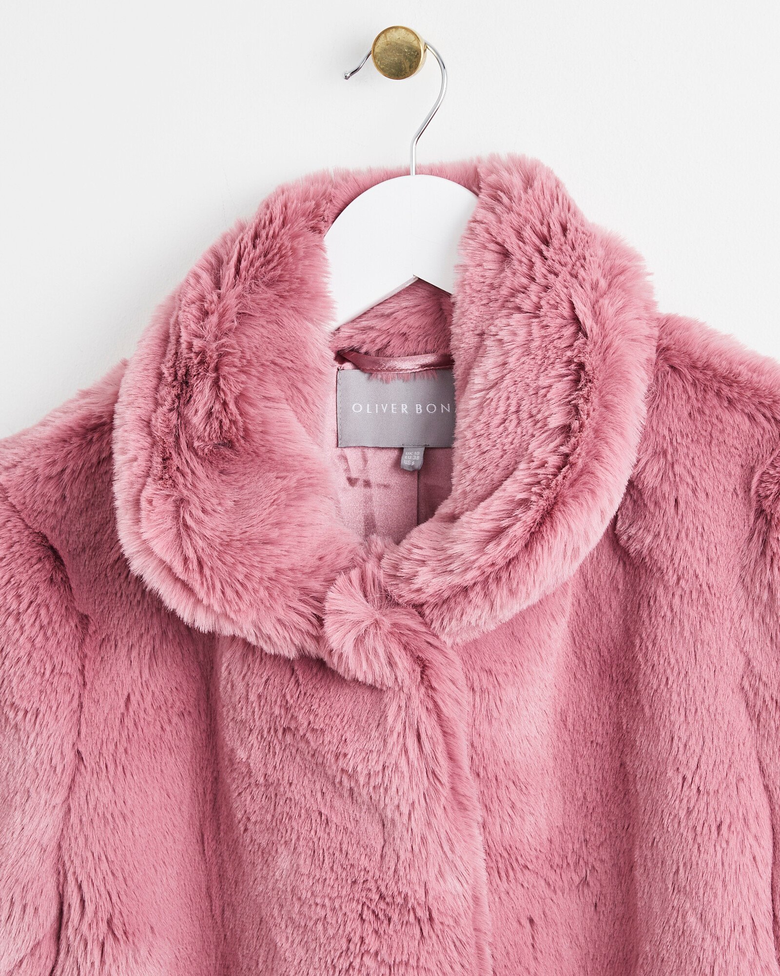 Pink Boutique Womens Fur Coats Uk Buy Toffee Pink Shower Resistant