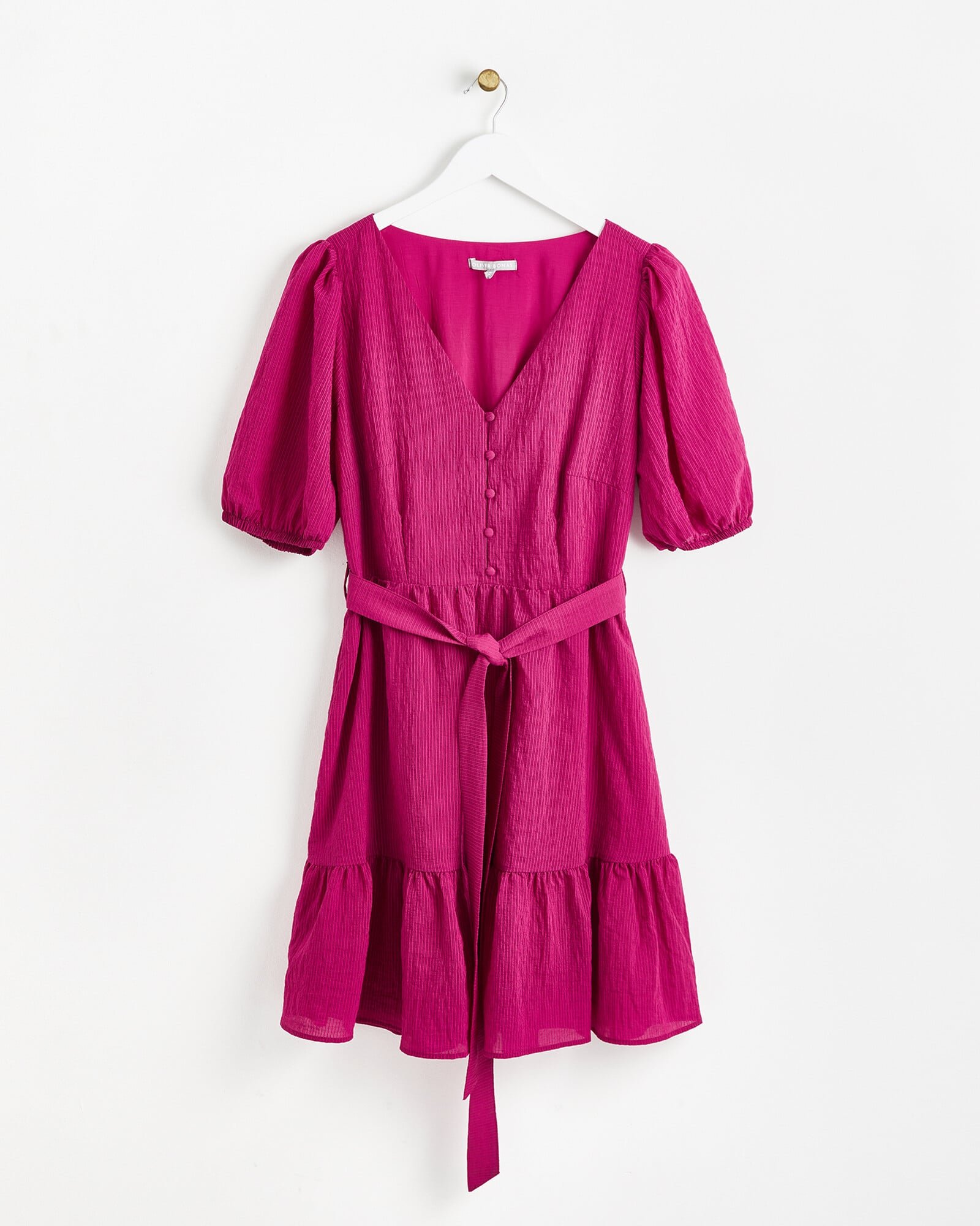 oliver bonas pink dress Womens Oliver Bonas Pink Velvet Long Sleeve Mini Dress US 4