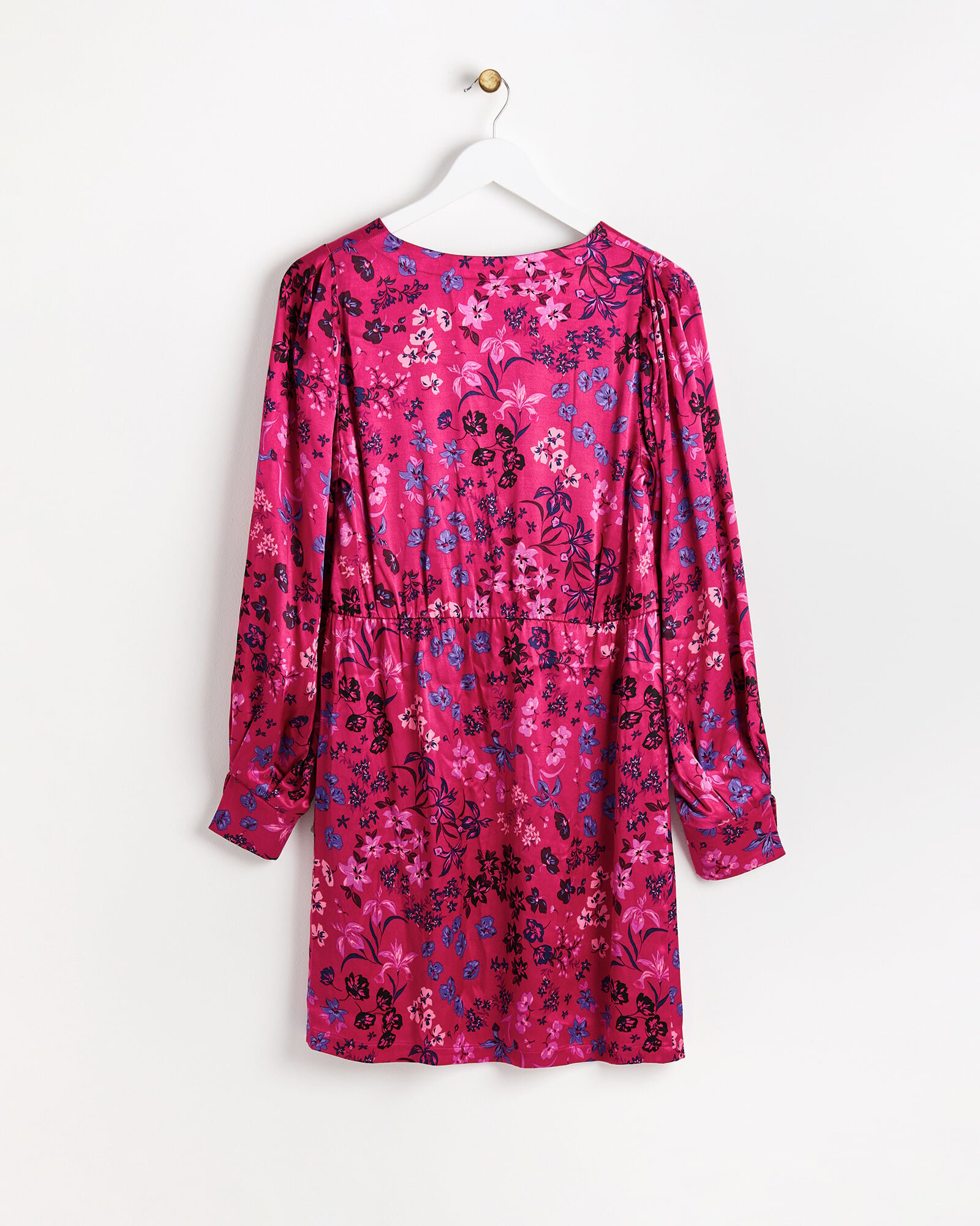 oliver bonas pink dress OLIVER BONAS Textured Tiered Mini Dress