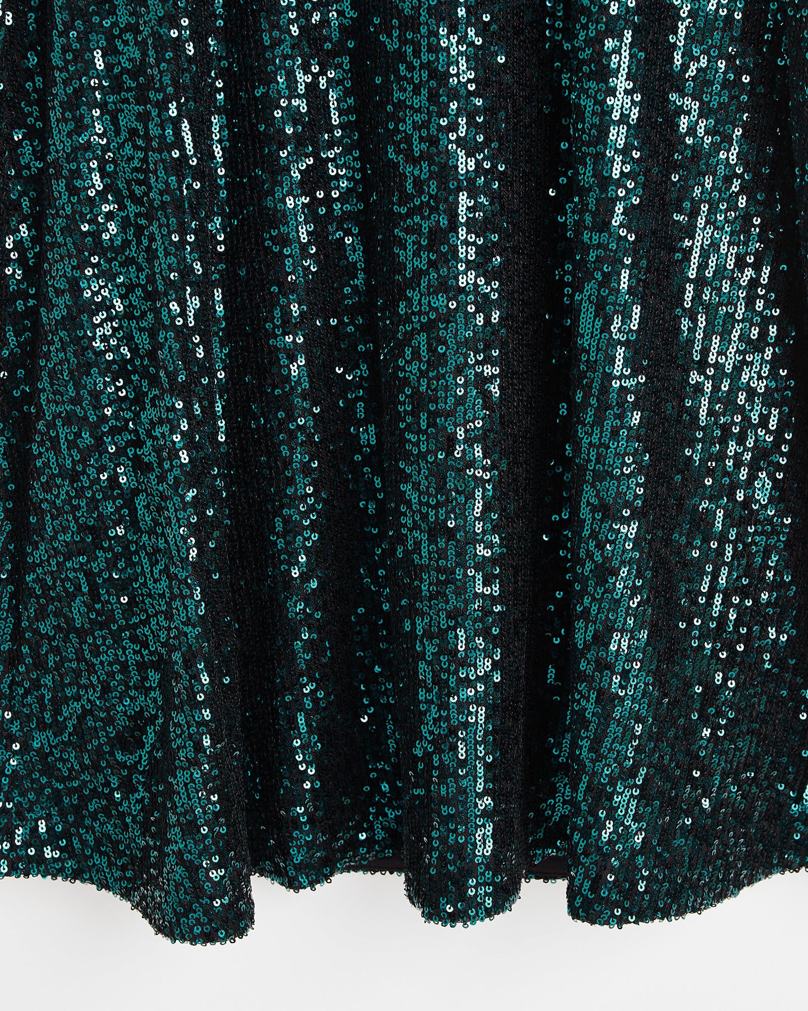 bonprix sequin party dress - dark green - size 14/16 Empire-Waist La Femme Long Sequin Plus-Size Prom Dress Emerald / 14W main image 0