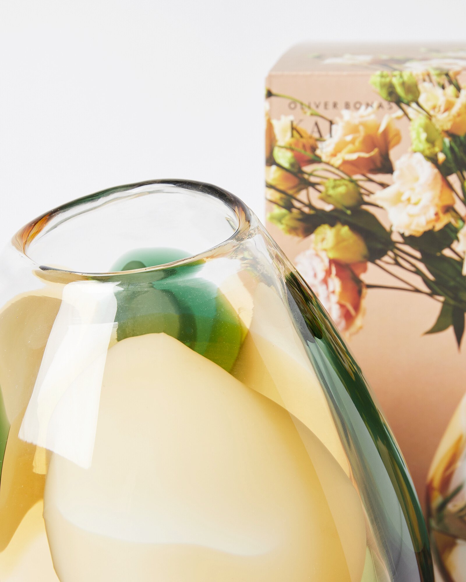 Kai Spot Green Glass Vase