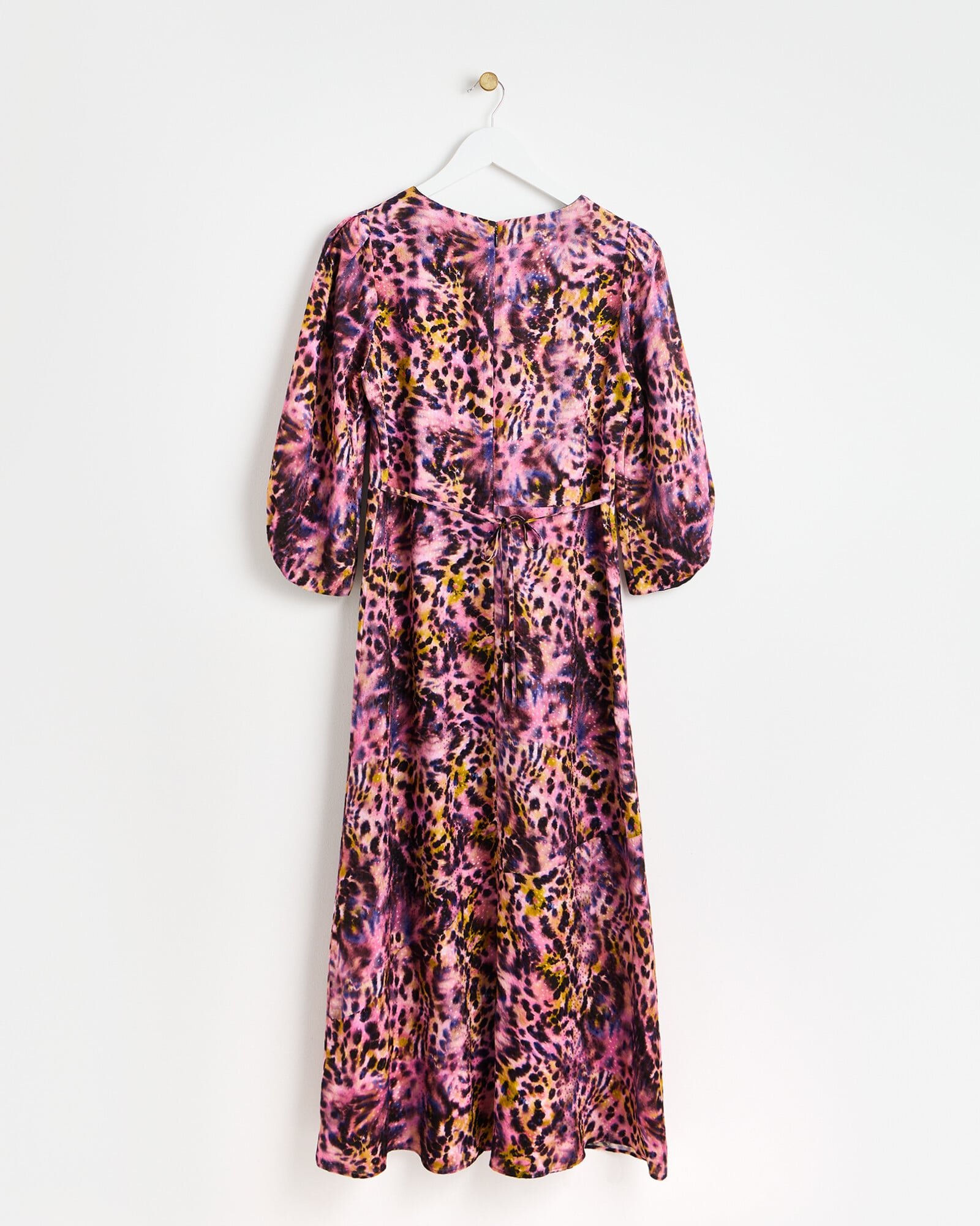 white christmas dresses Blossom Floral Print Midi Dress