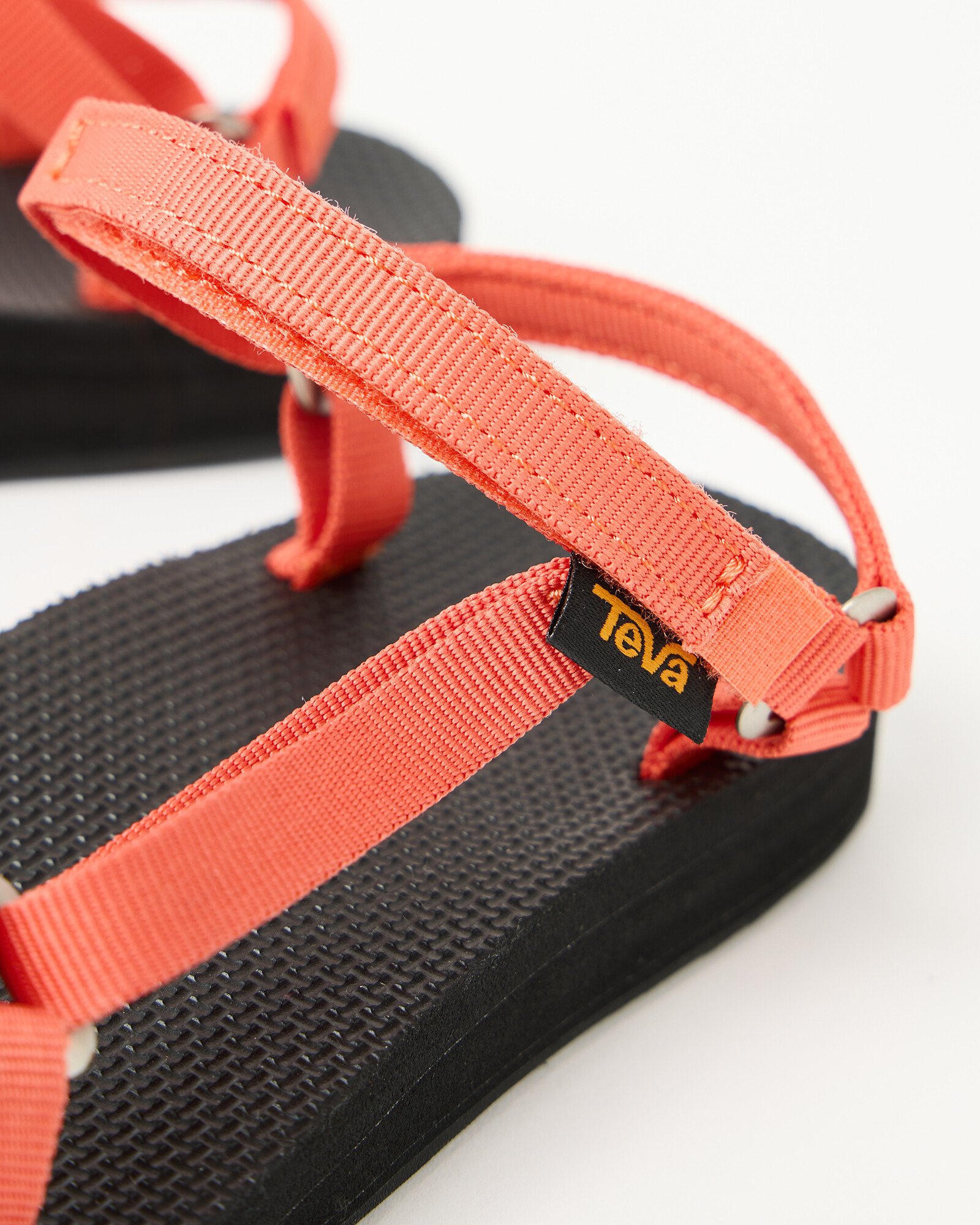 Teva Original Universal Slim Tigerlily Orange Sandals | Oliver Bonas