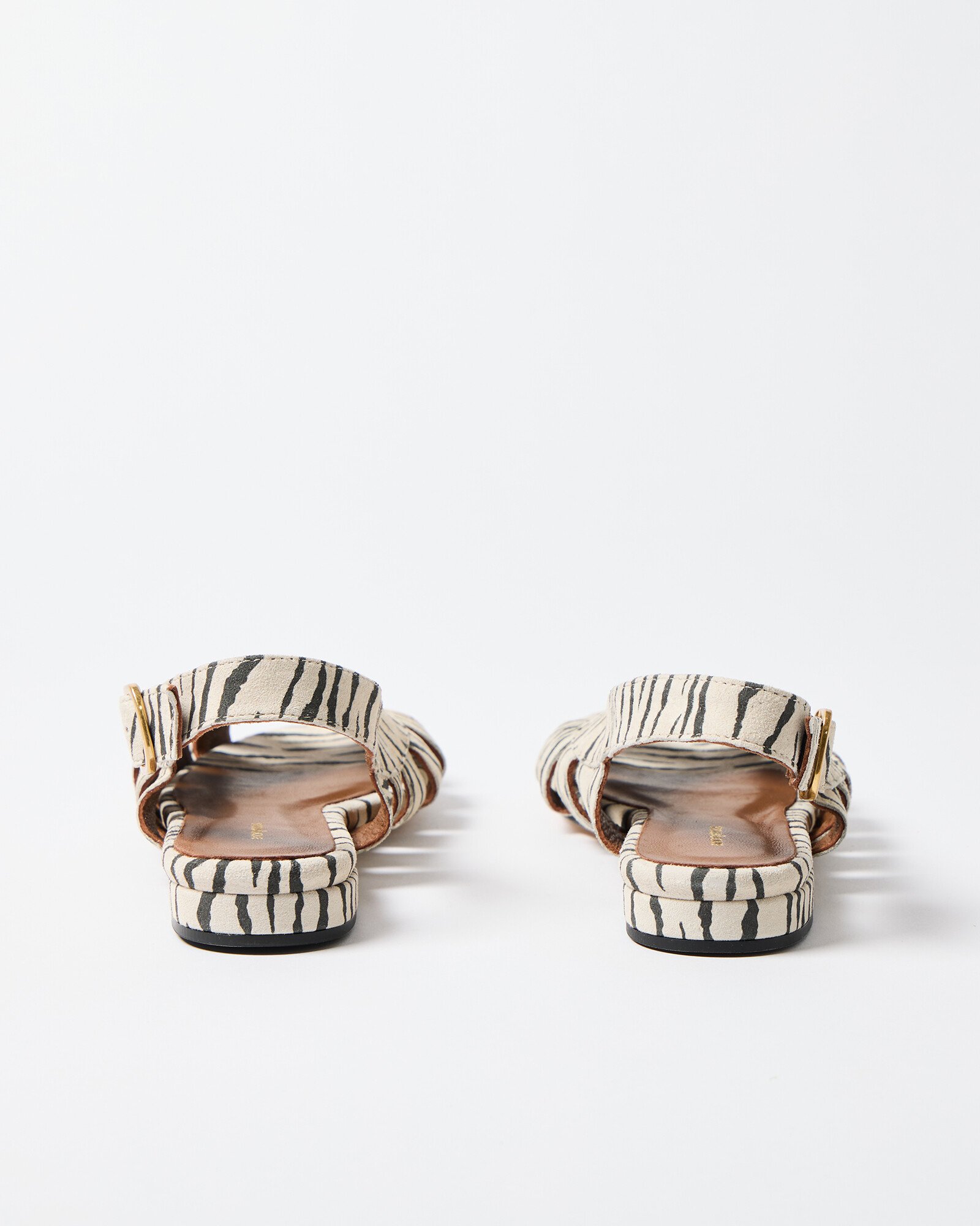 Anonymous Copenhagen Sophie 20 Zebra Leather Sandals | Oliver Bonas