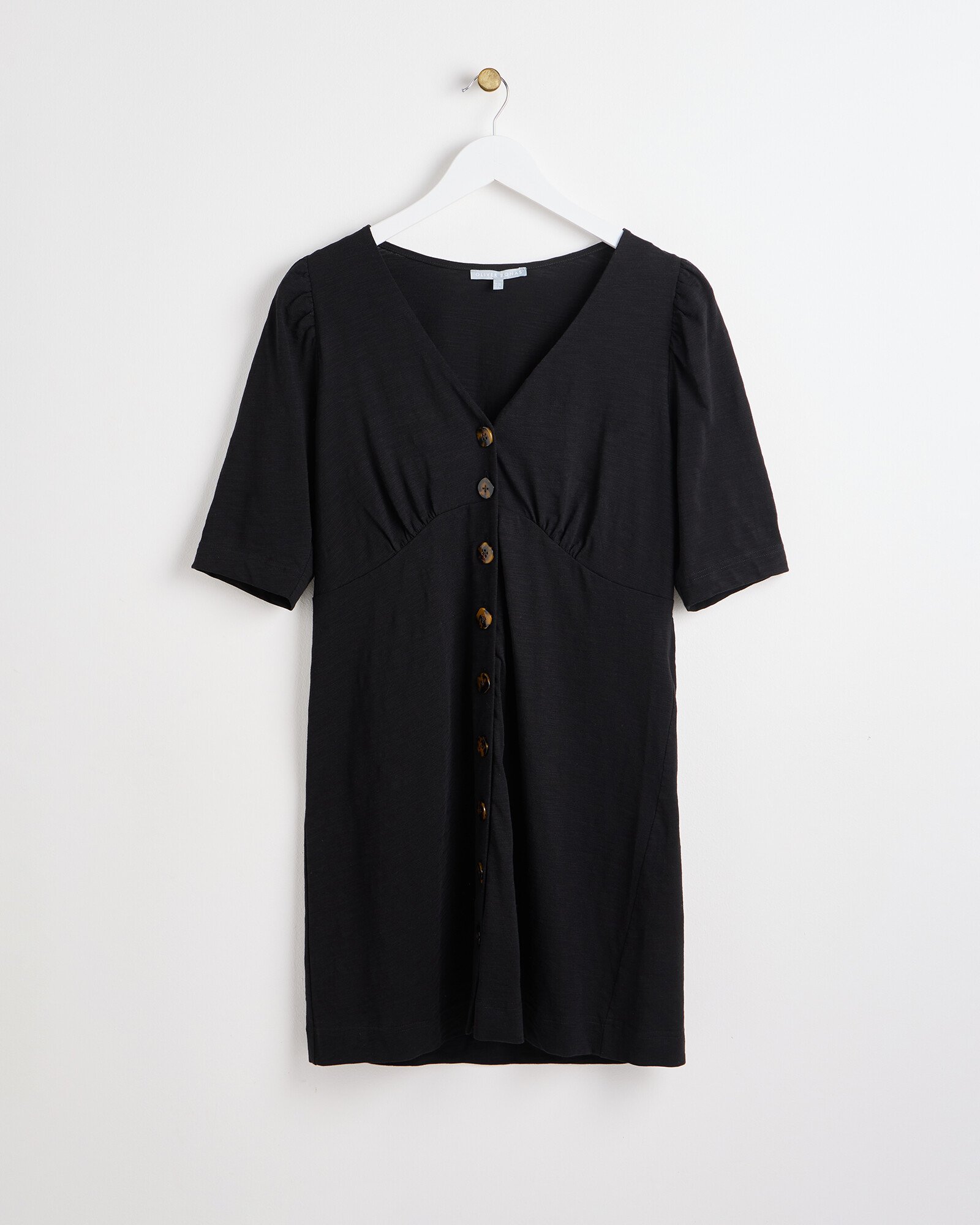 button up jersey dress Universal Standard Women's Sally Liquid Jersey Shirt Dress