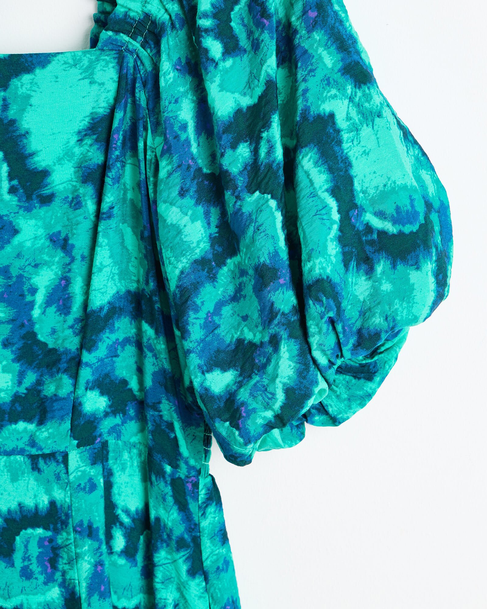 Swirl Print Green Mini Dress | Oliver Bonas Swirl Print Green Mini Dress | Oliver Bonas