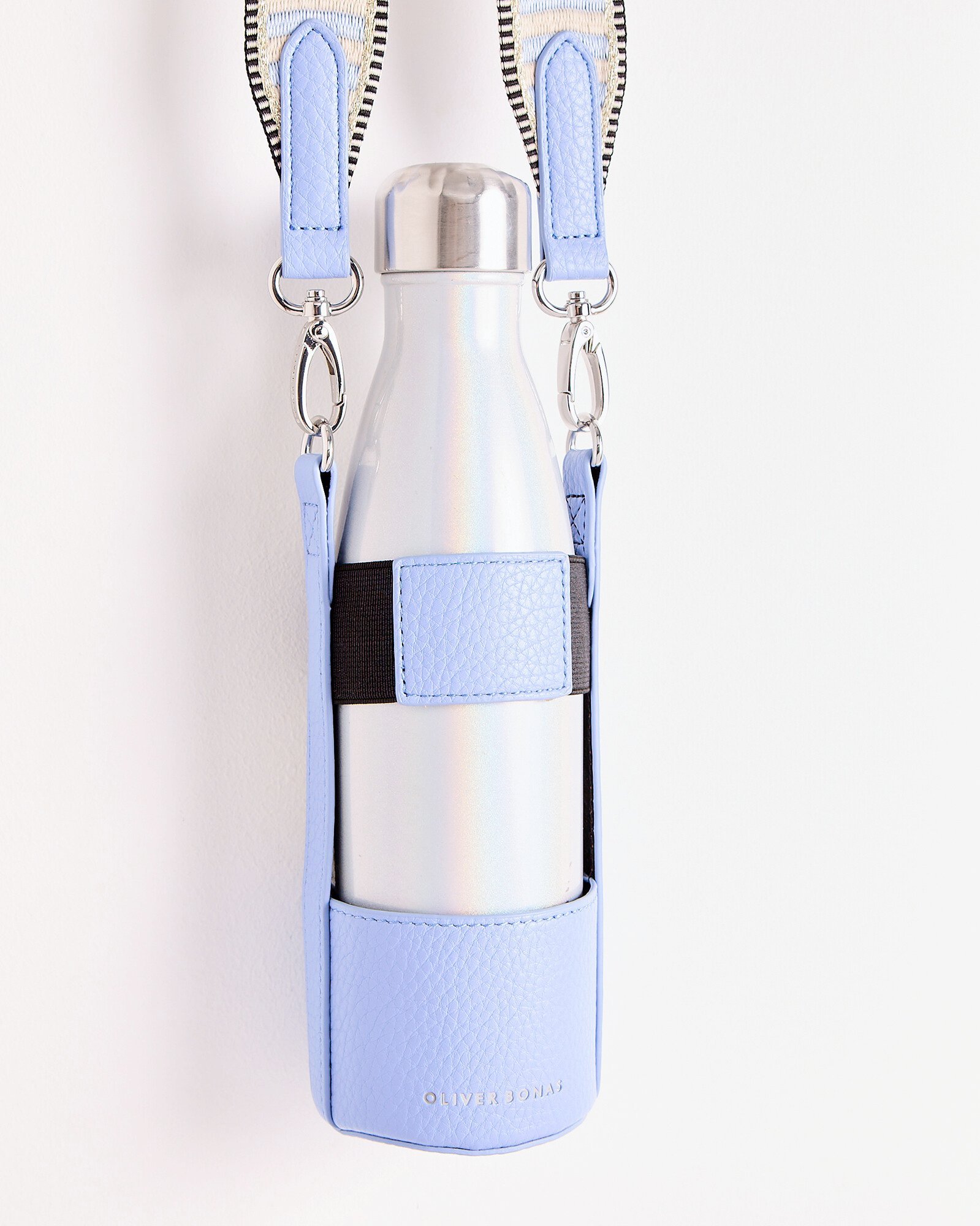 Denim Blue Crossbody Water Bottle Holder Oliver Bonas