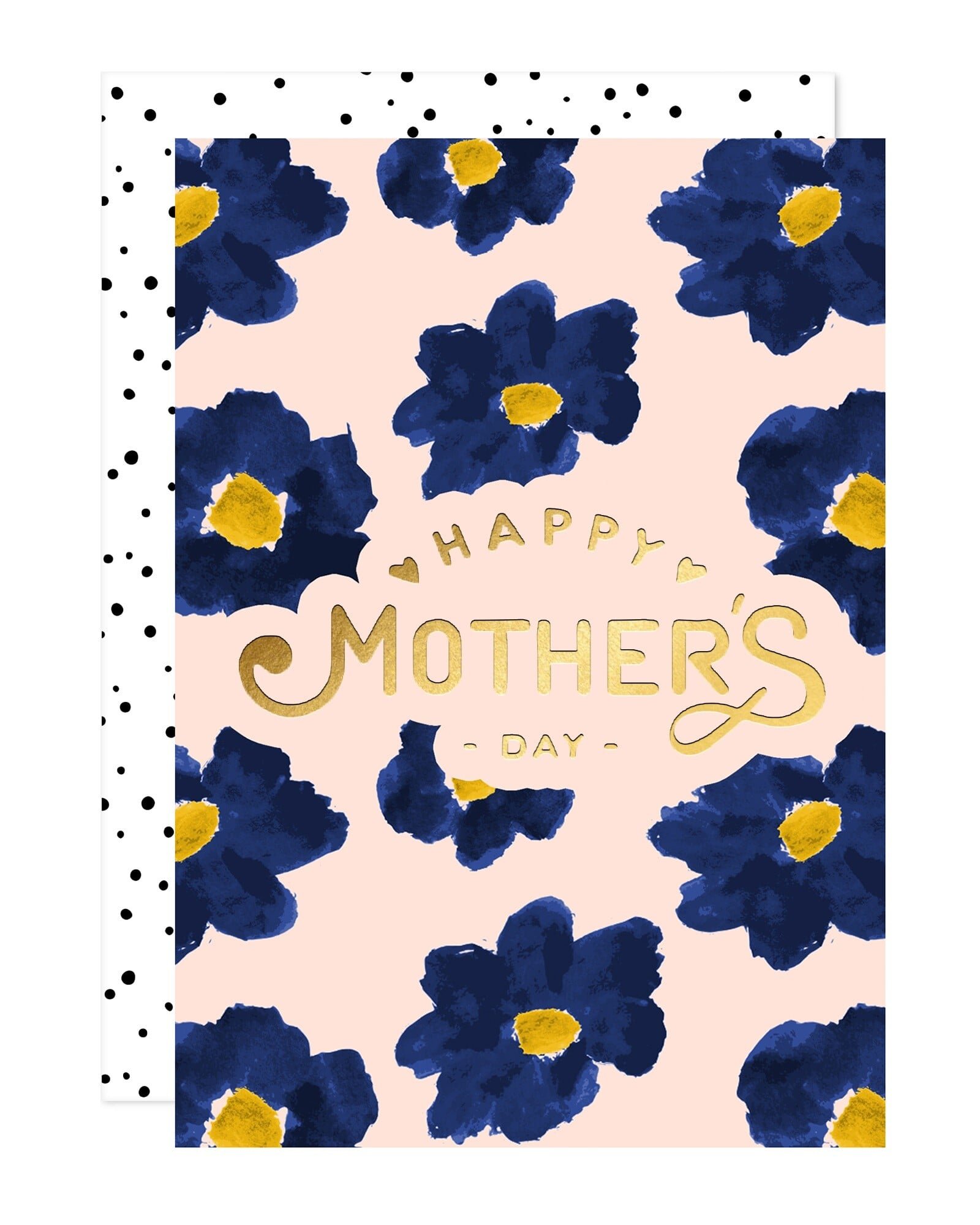Blue Floral Mother's Day Card | Oliver Bonas