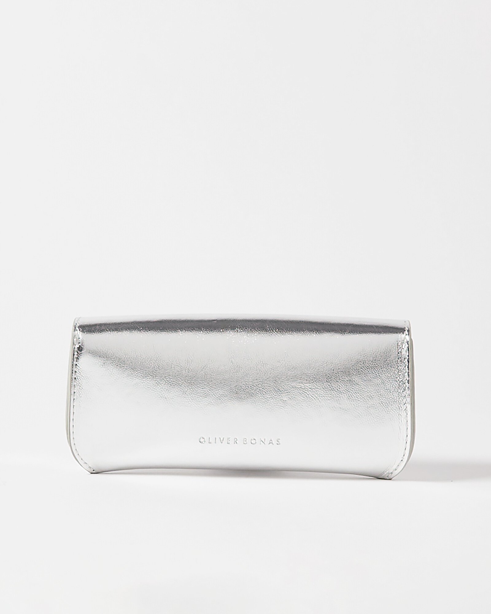 Silver Metallic Glasses Case | Oliver Bonas