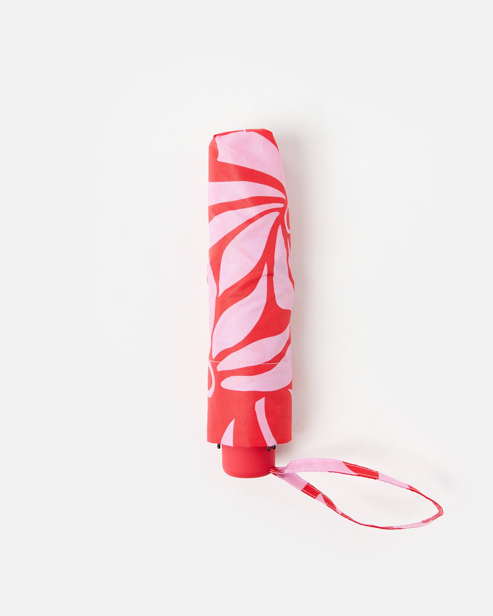 Red & Pink Abstract Flower Umbrella | Oliver Bonas