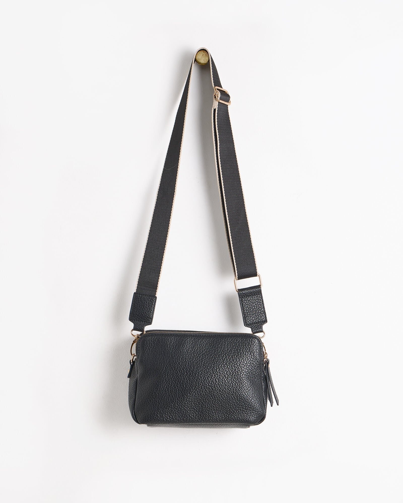 Isla Black Crossbody Bag | Oliver Bonas