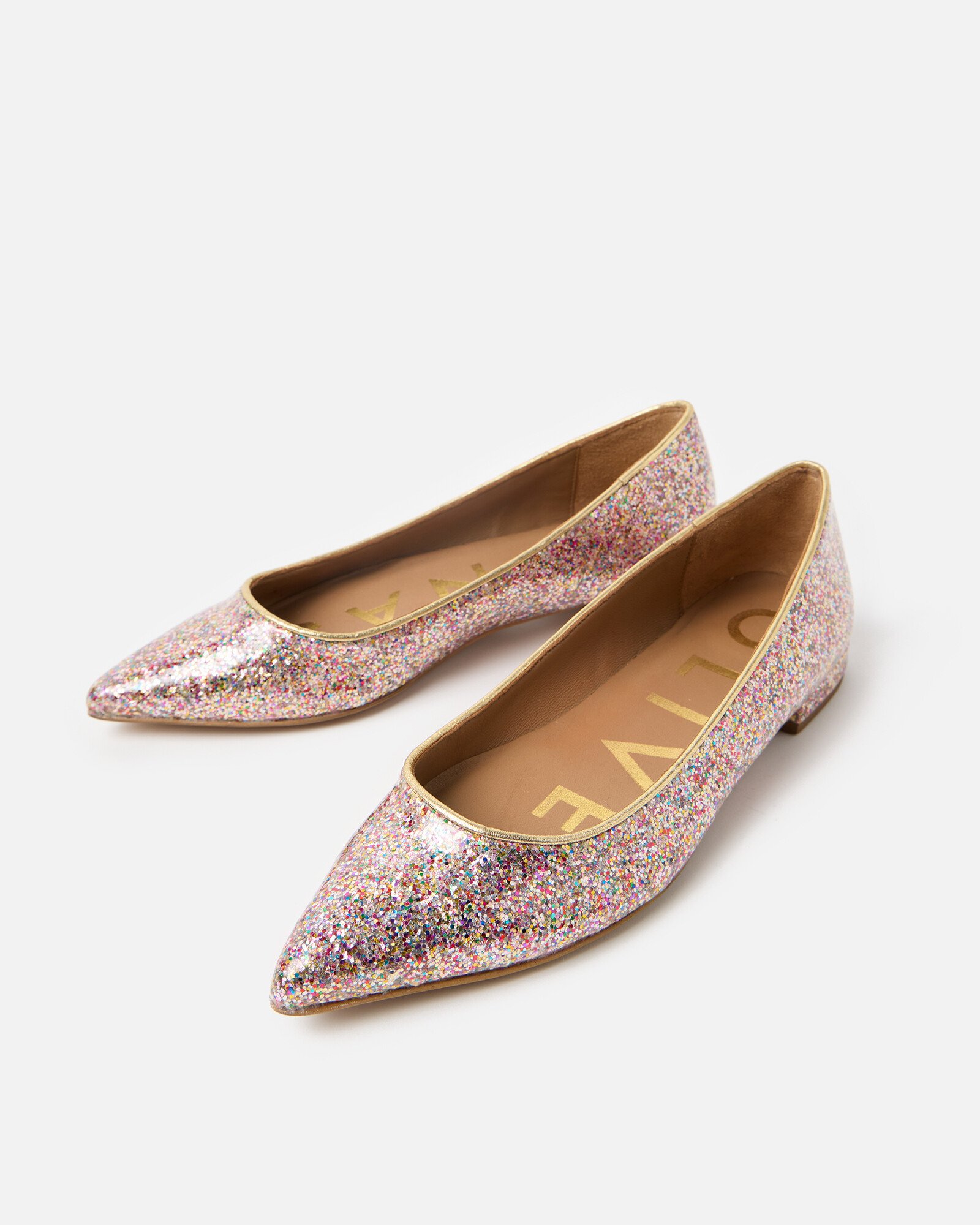 Chaussures Plates à Paillettes Mini Boden - Multicolore - Taille EU 36 / US 4 - Occasion
