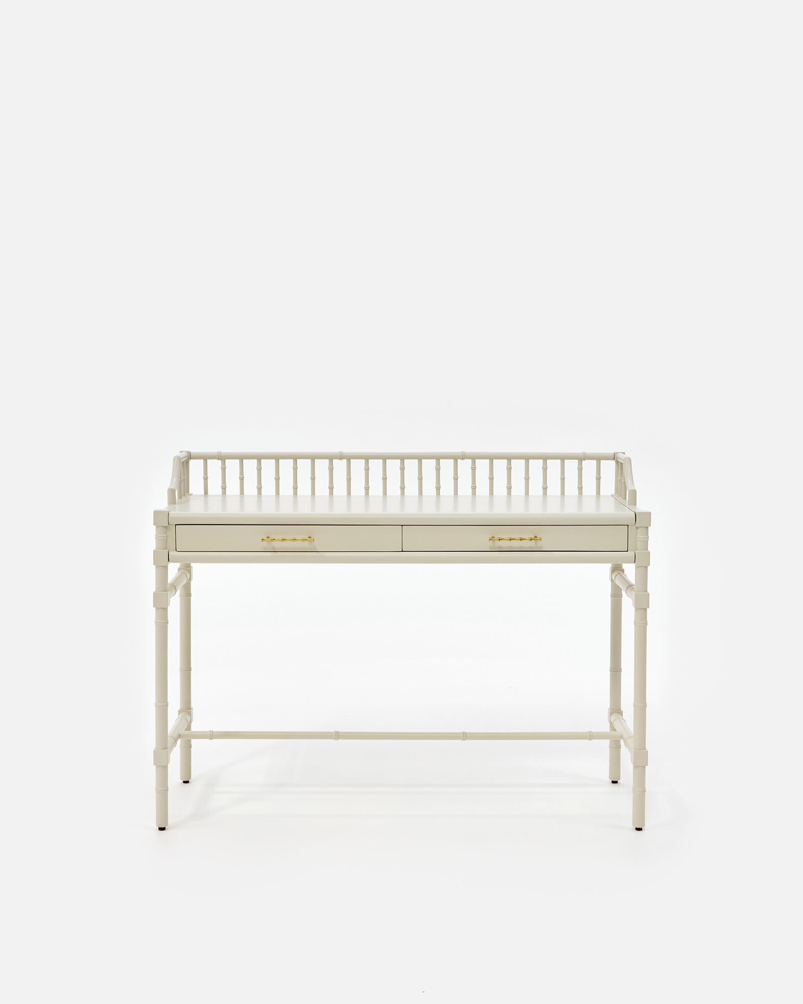Bambou Cream Mahogany Console Table | Oliver Bonas