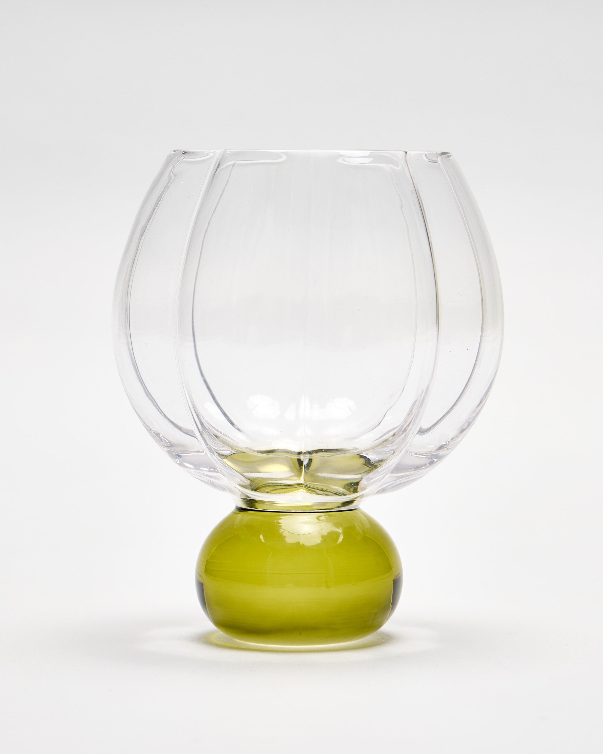 Fluted Stemless Glass - Pink Antlers - View #7