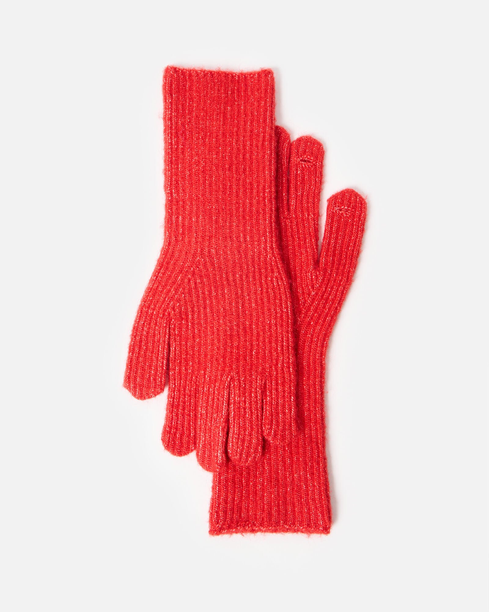 その他 SALSATION gloves Rib knit-gloves Red Ribbed Knitted Gloves | Oliver Bonas