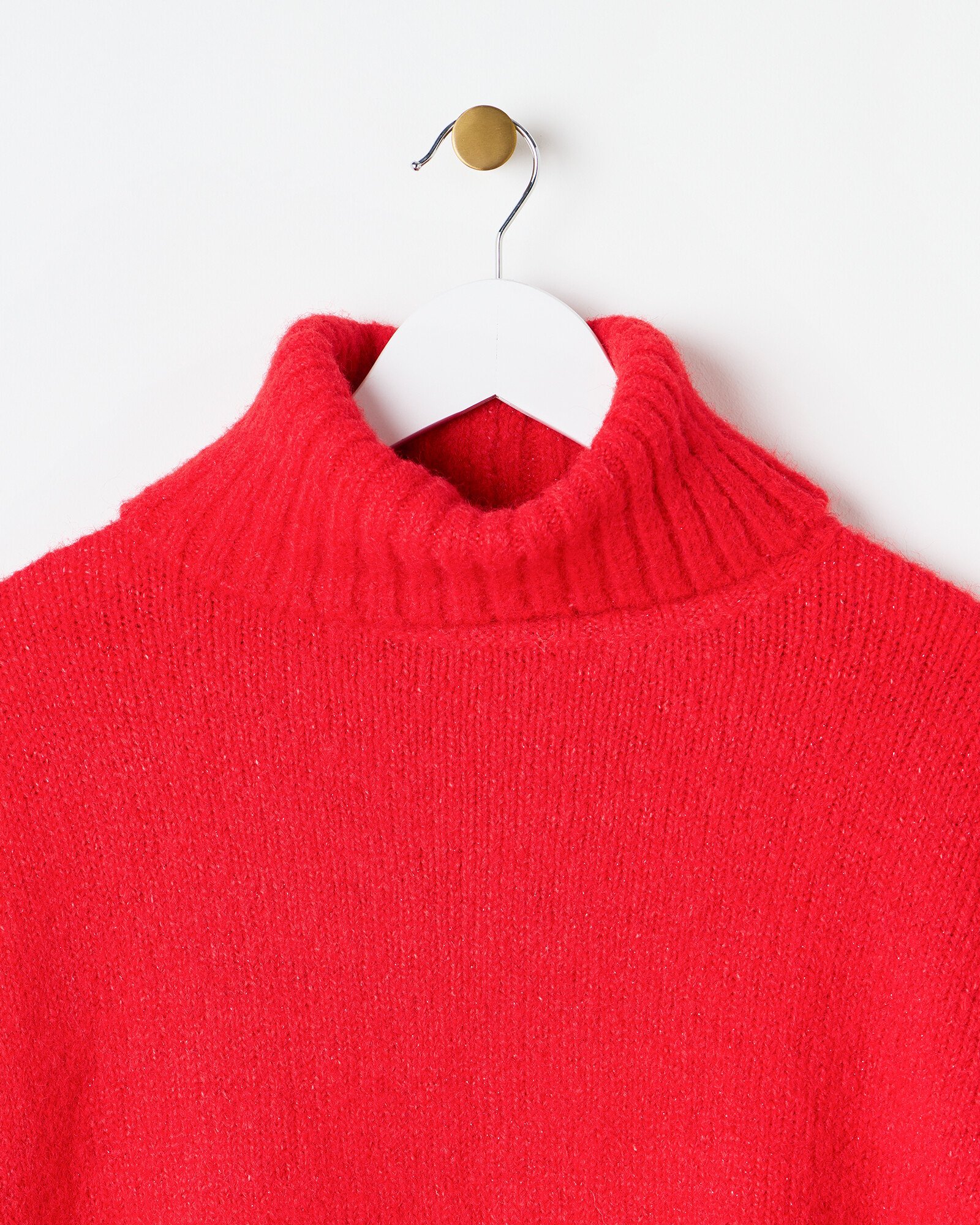 Red Funnel Funnel Neck Jumper Oliver Bonas Jumpers Sale Roll Neck