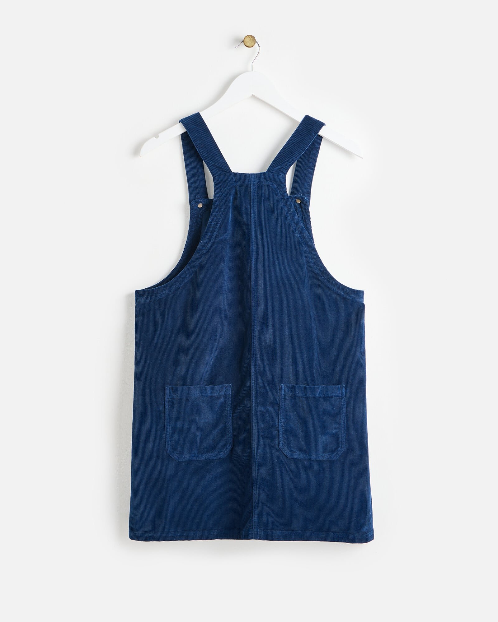 blue pinafore dress Goldie Merino Wool Ponte Pinafore