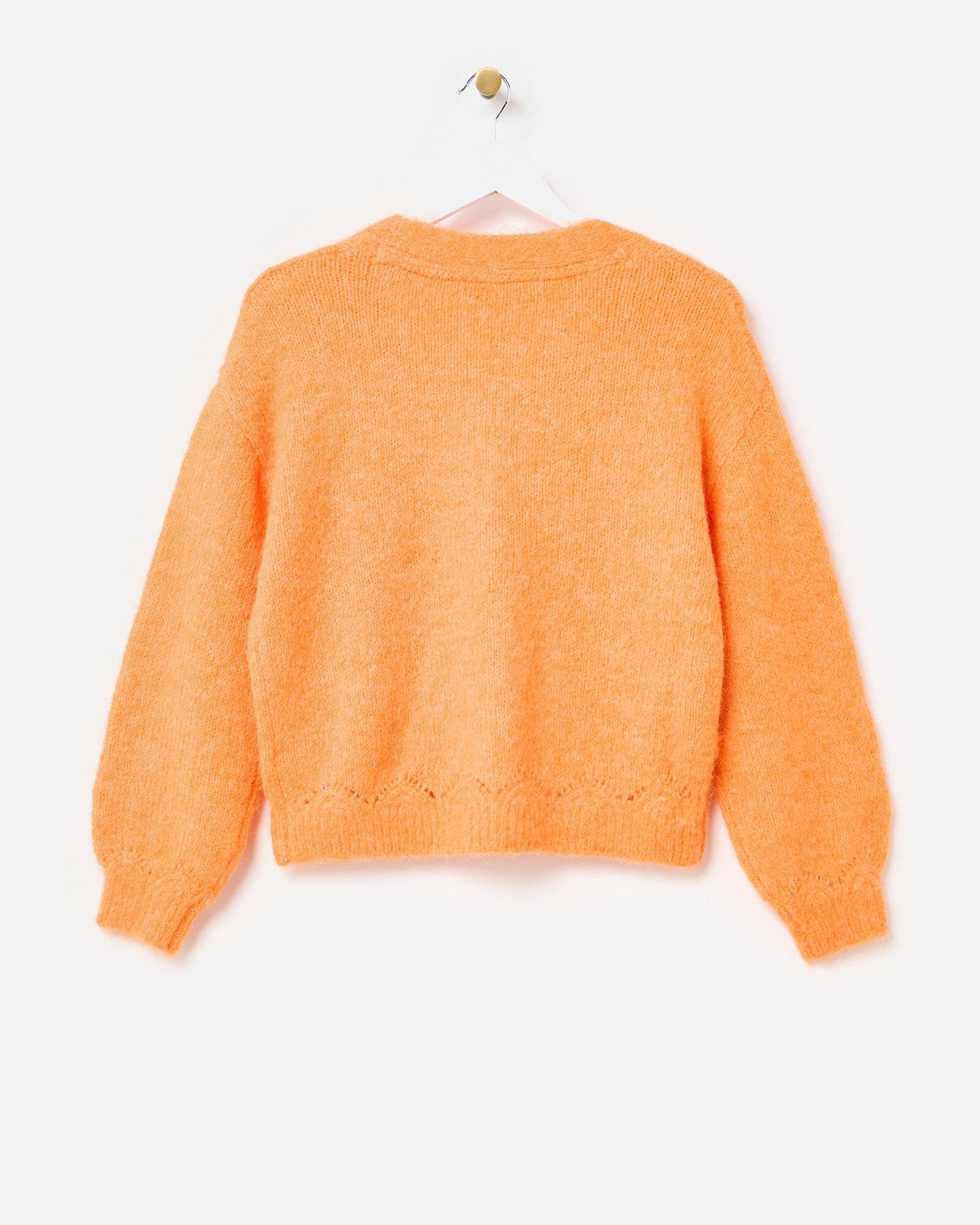Sweat Orange Femme Oliver Bonas - Taille 10 - Coton - Occasion Bon état