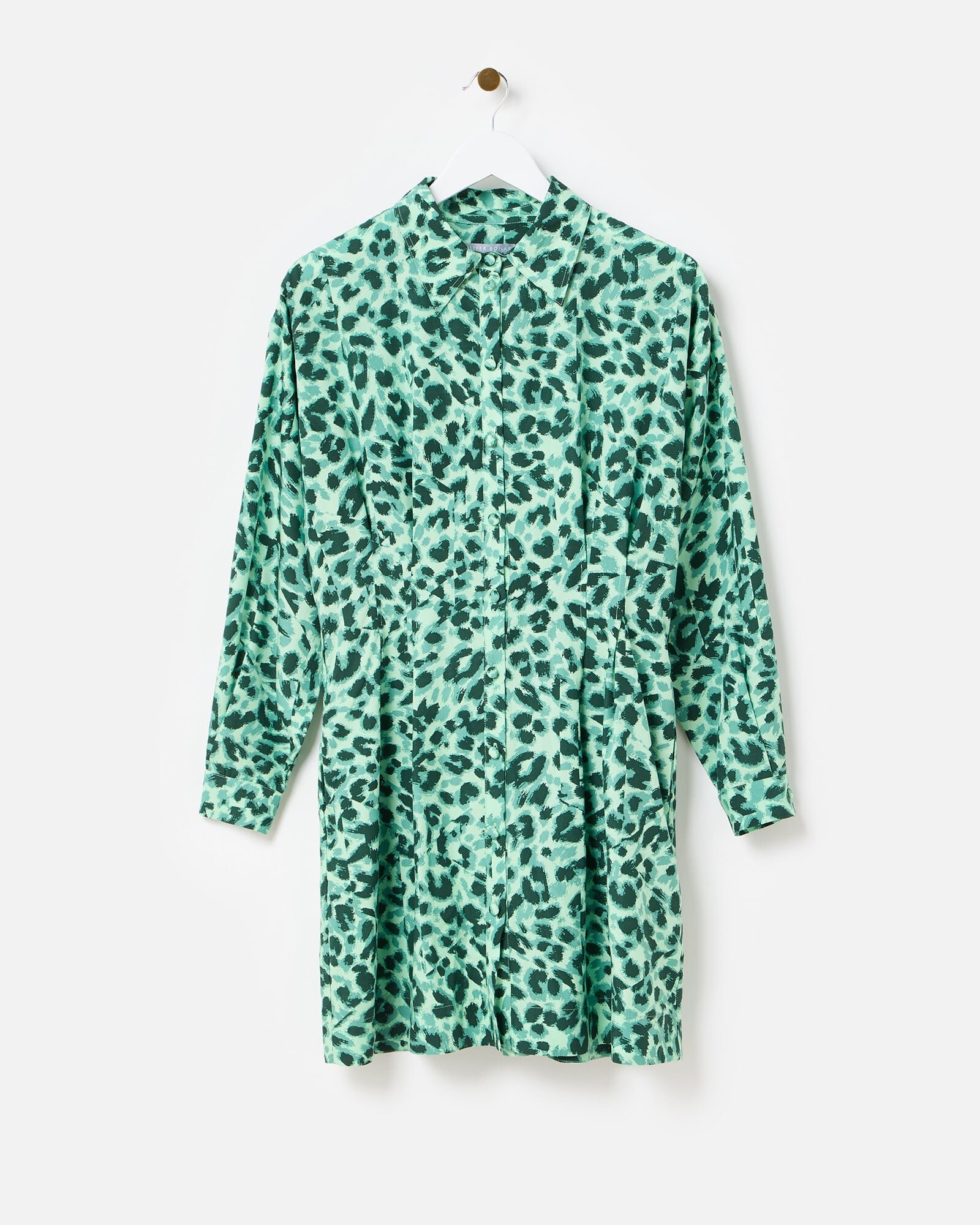 green animal dress Jolie Moi Luciana Animal Print Dip Hem Dress, Green – Jolie Moi Retail