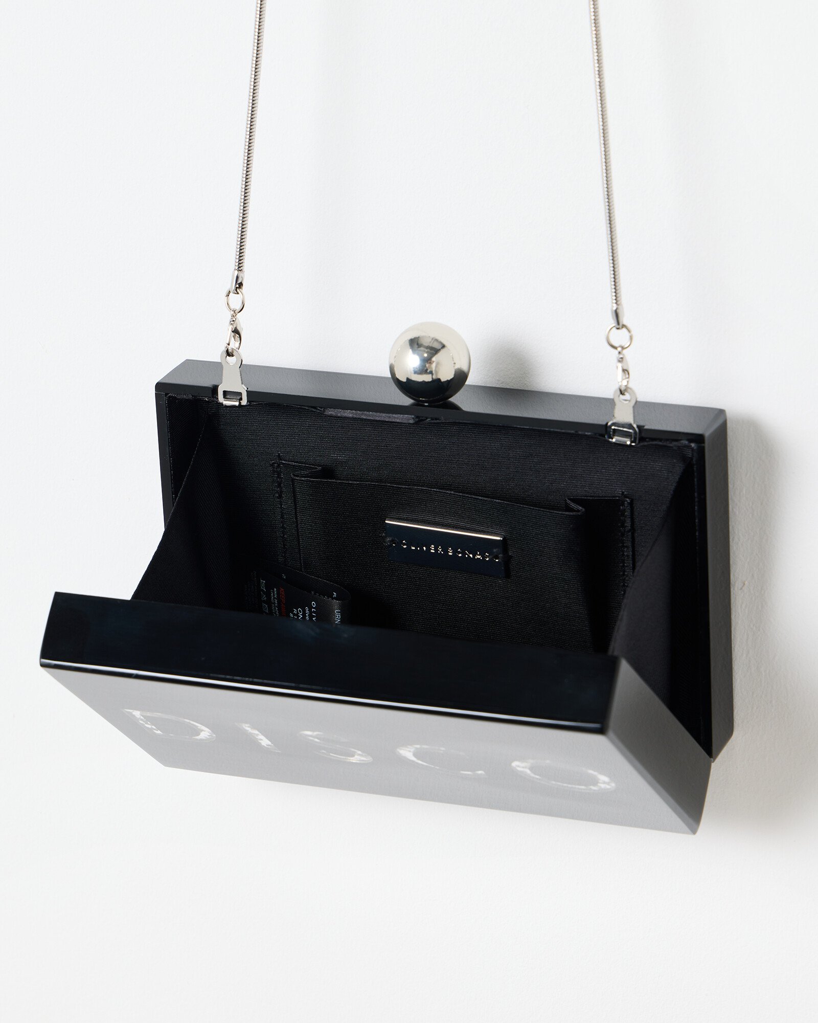 Disco Black Box Clutch Bag Oliver Bonas