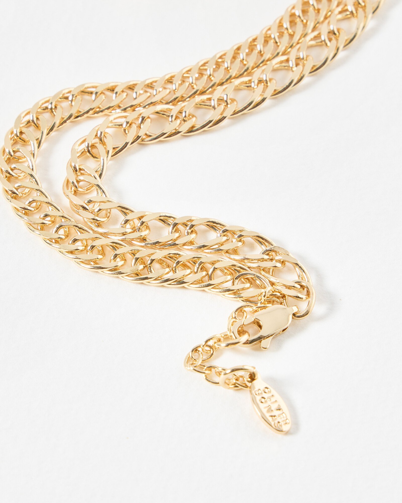 Misha Chunky Bow Gold Tone Statement Necklace Oliver Bonas