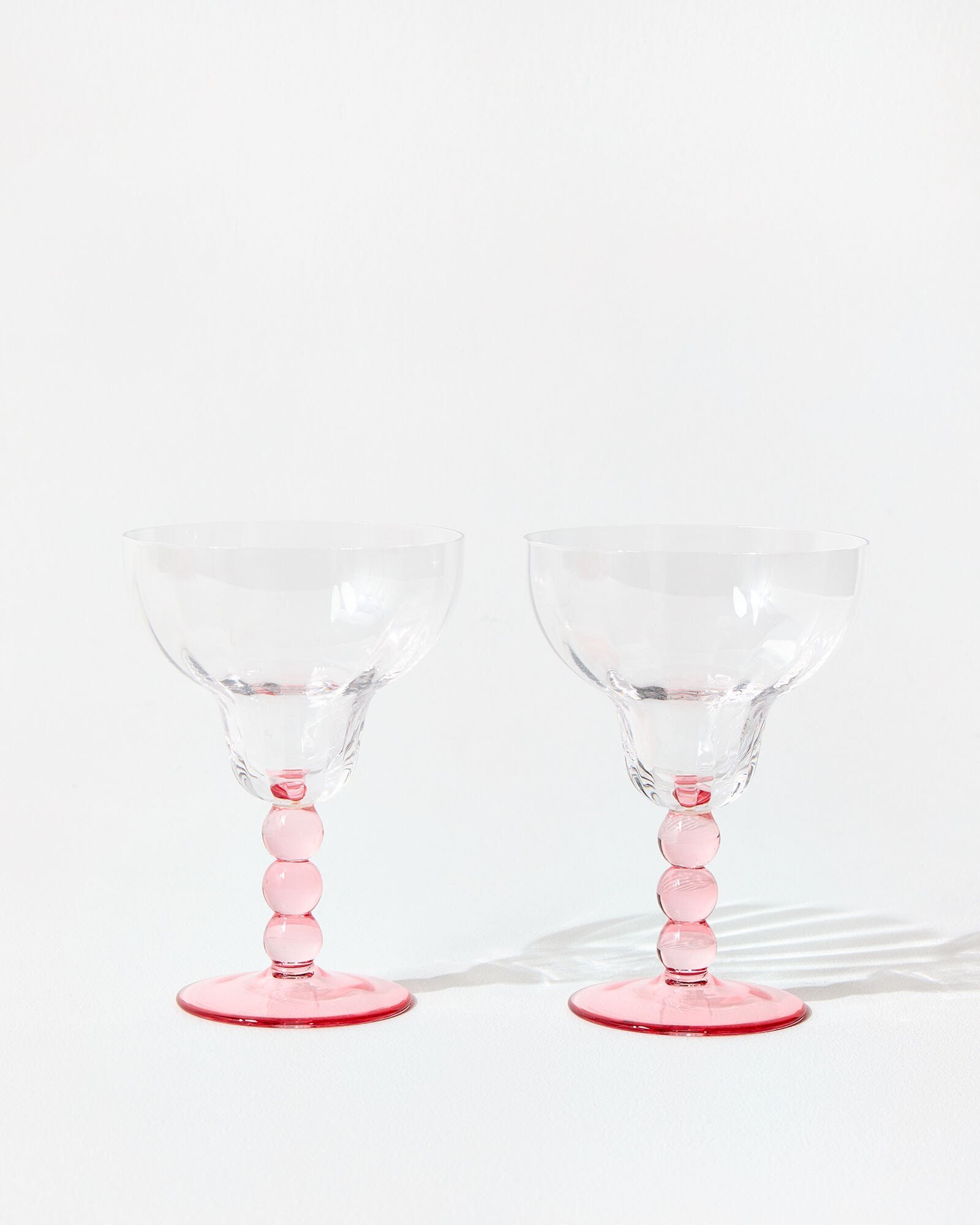 Bobbin Pink Margarita Glasses Set of Two | Oliver Bonas IE