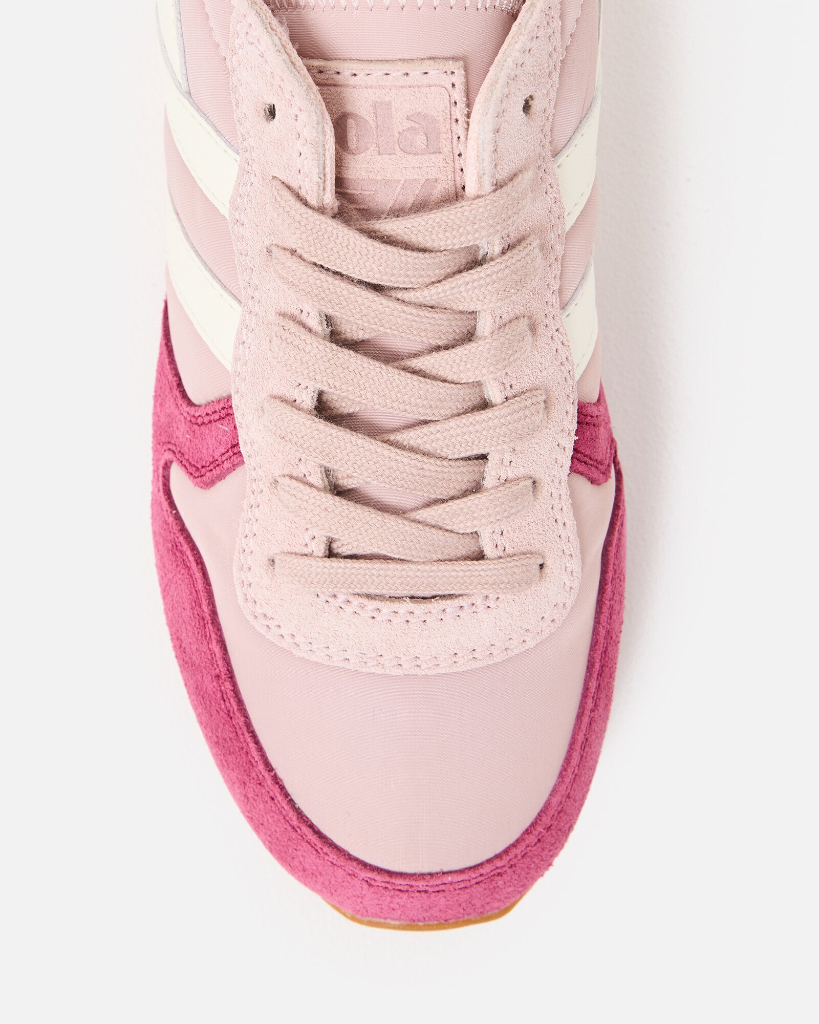 Gola Daytona Chute Rose Cerise & White Trainers | Oliver Bonas IE