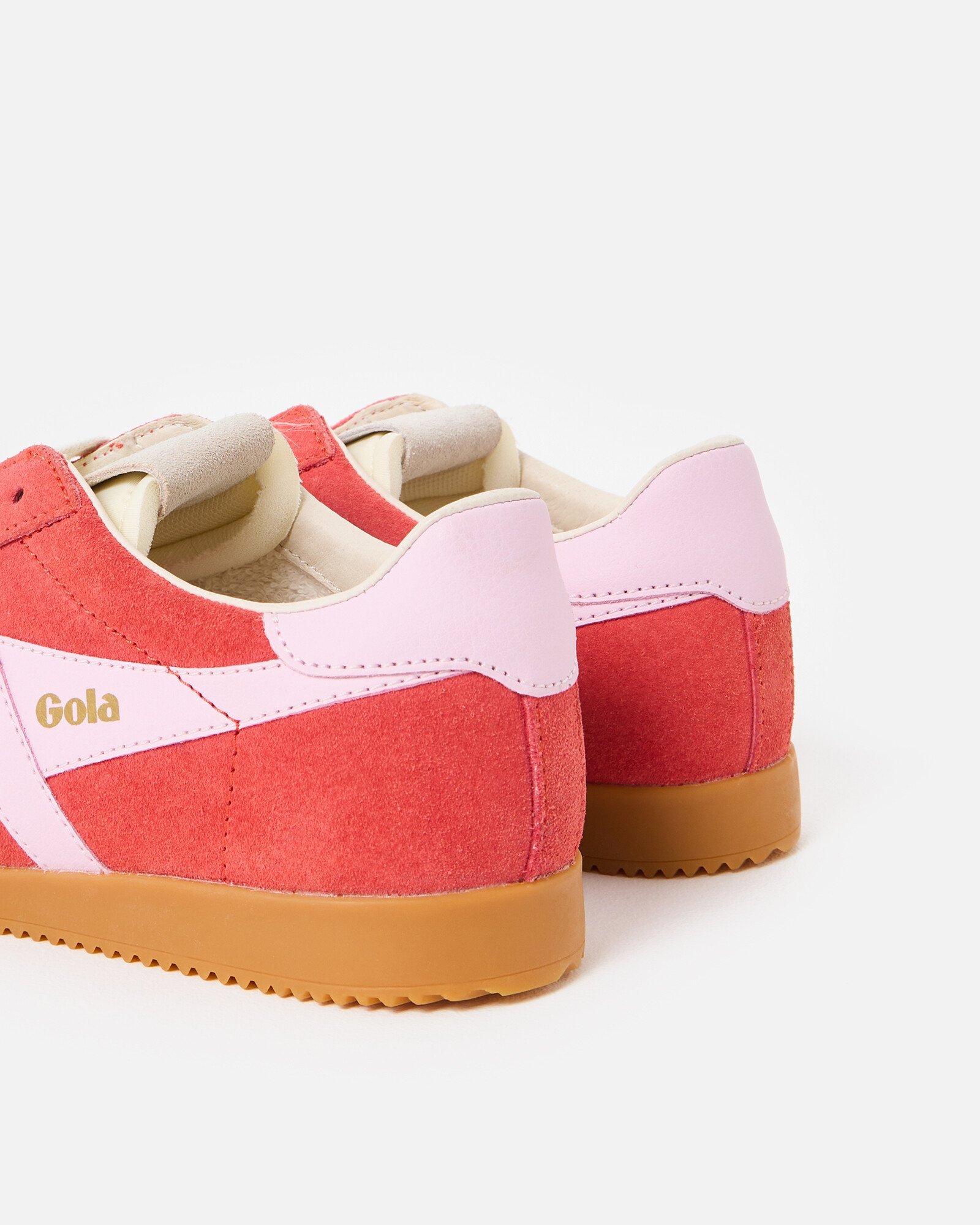 Gola x OB Exclusive Elan Coral Pink Trainers Oliver Bonas