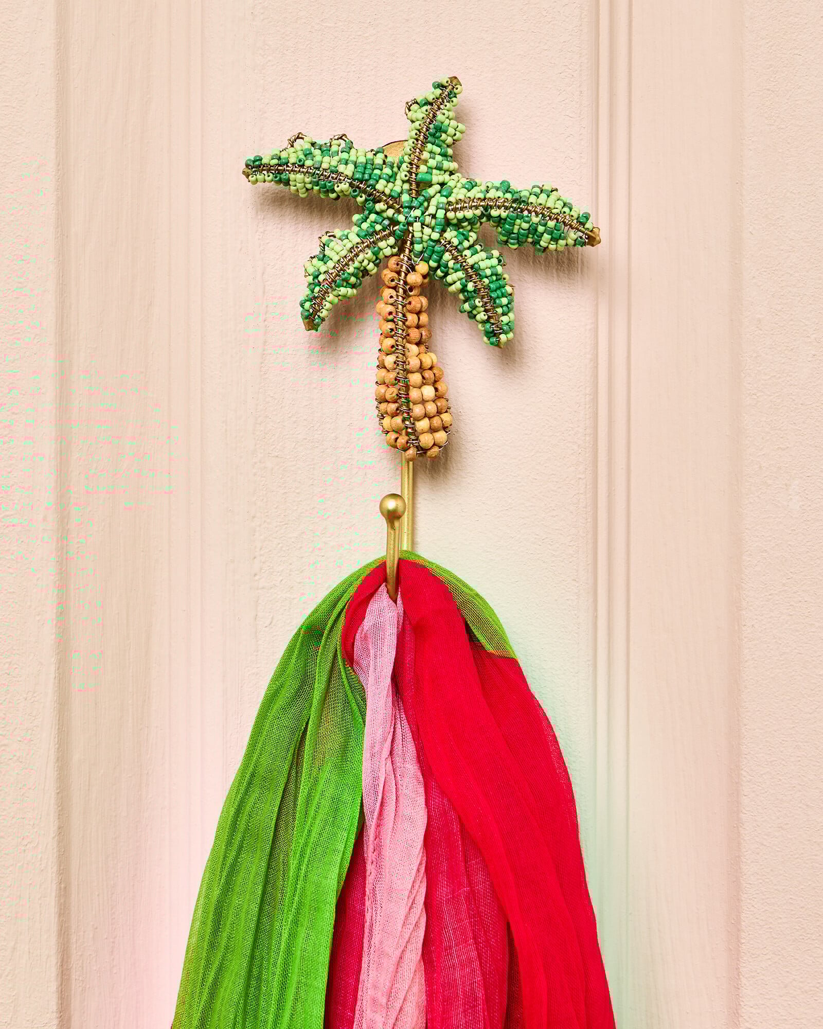 Palm Tree Beaded Storage Hook | Oliver Bonas