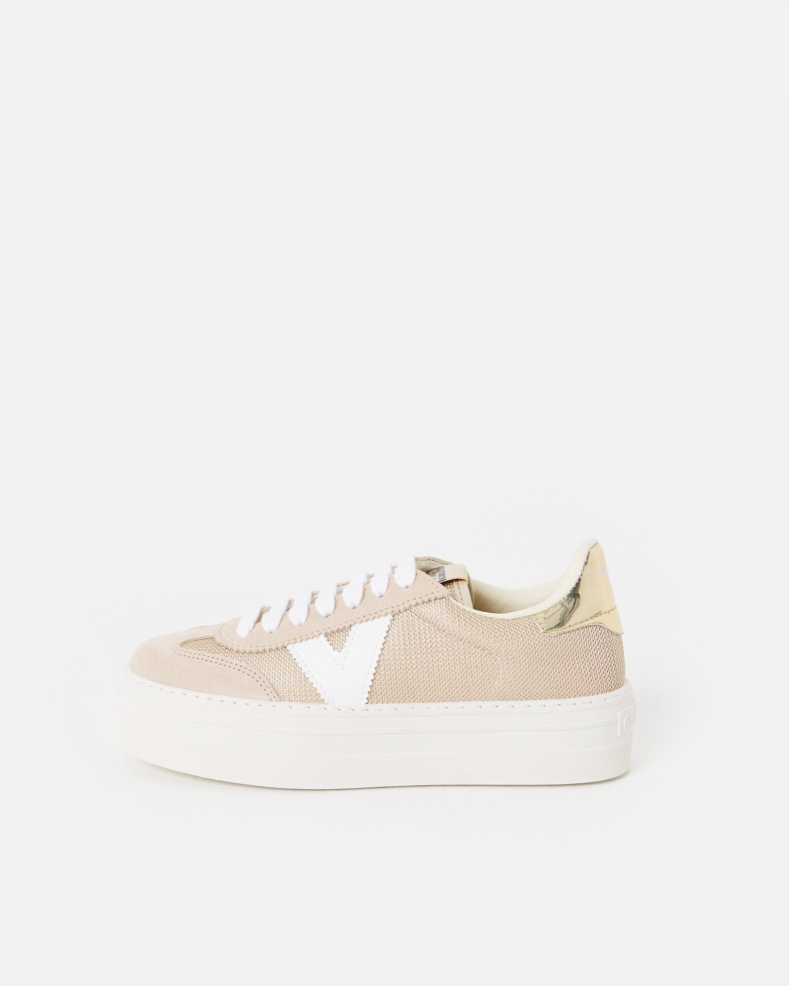 Victoria Barcelona Cream Platform Trainers Oliver Bonas