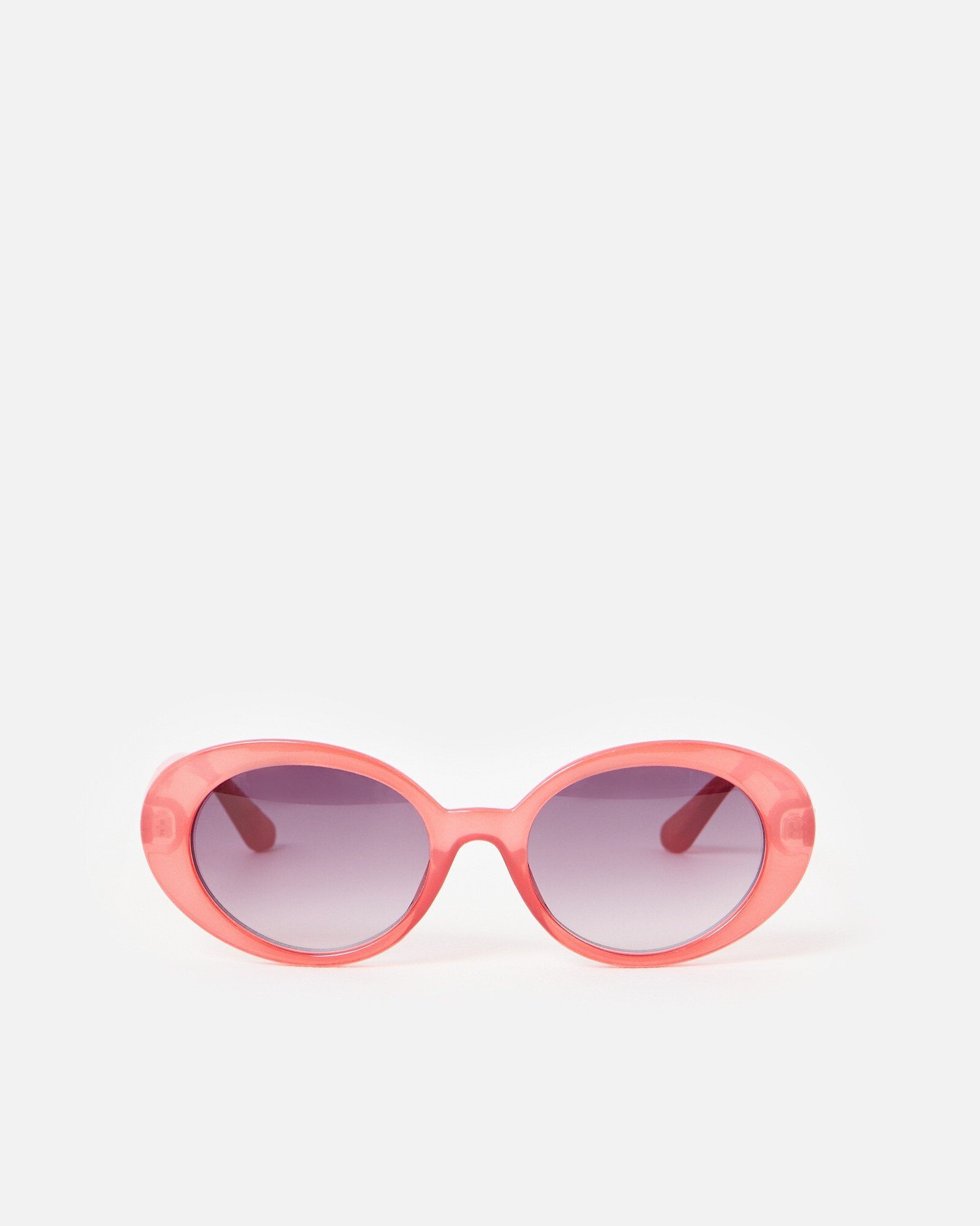 Red Oval Sunglasses Oliver Bonas