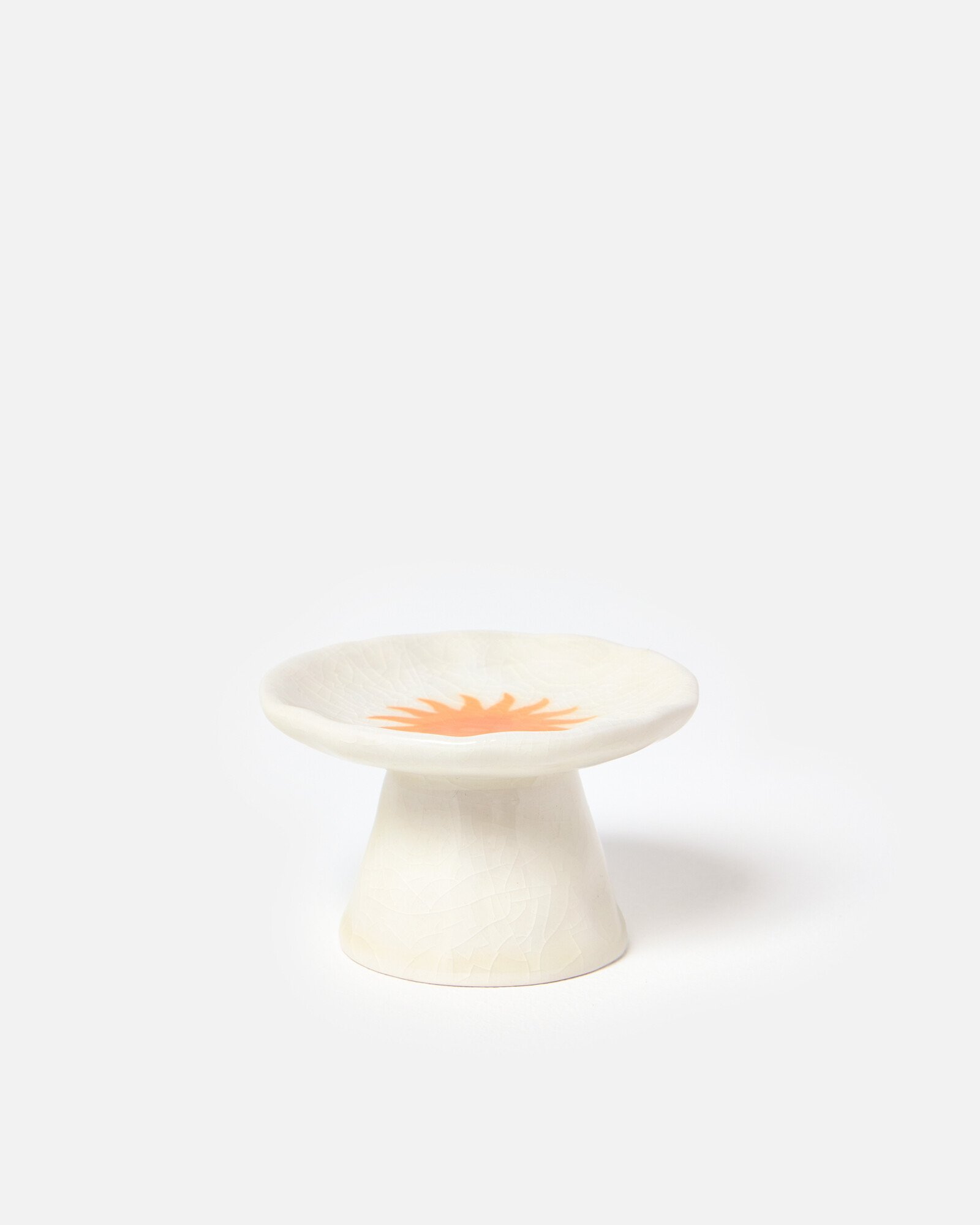 Sun Pedestal Ceramic Ring Holder Oliver Bonas