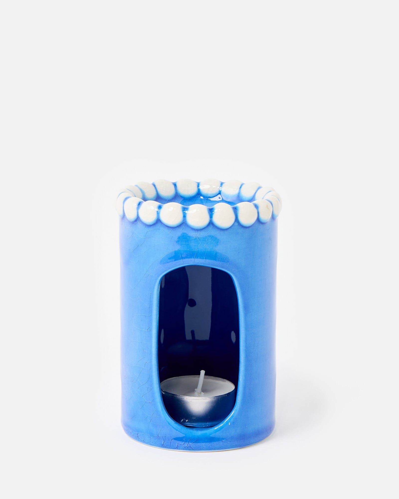 Bobbin Blue Ceramic Oil Burner | Oliver Bonas