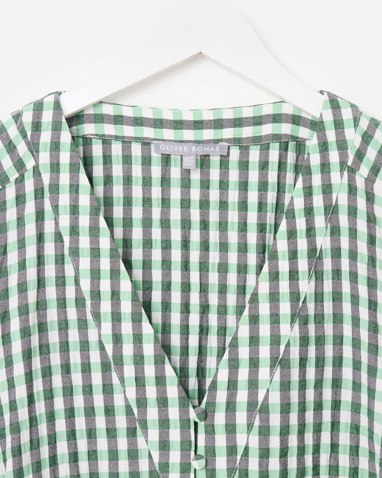 olive green gingham dress Girls: Evergreen Moments Olive Green Gingham Babydoll Dress, (8/10) - The Mint Julep Boutique