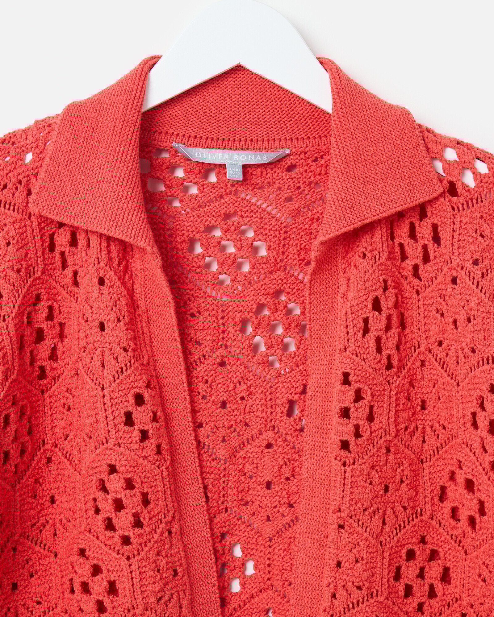 Crochet Cardigan Coral Cardigan Sweater Handmade Coral Crochet