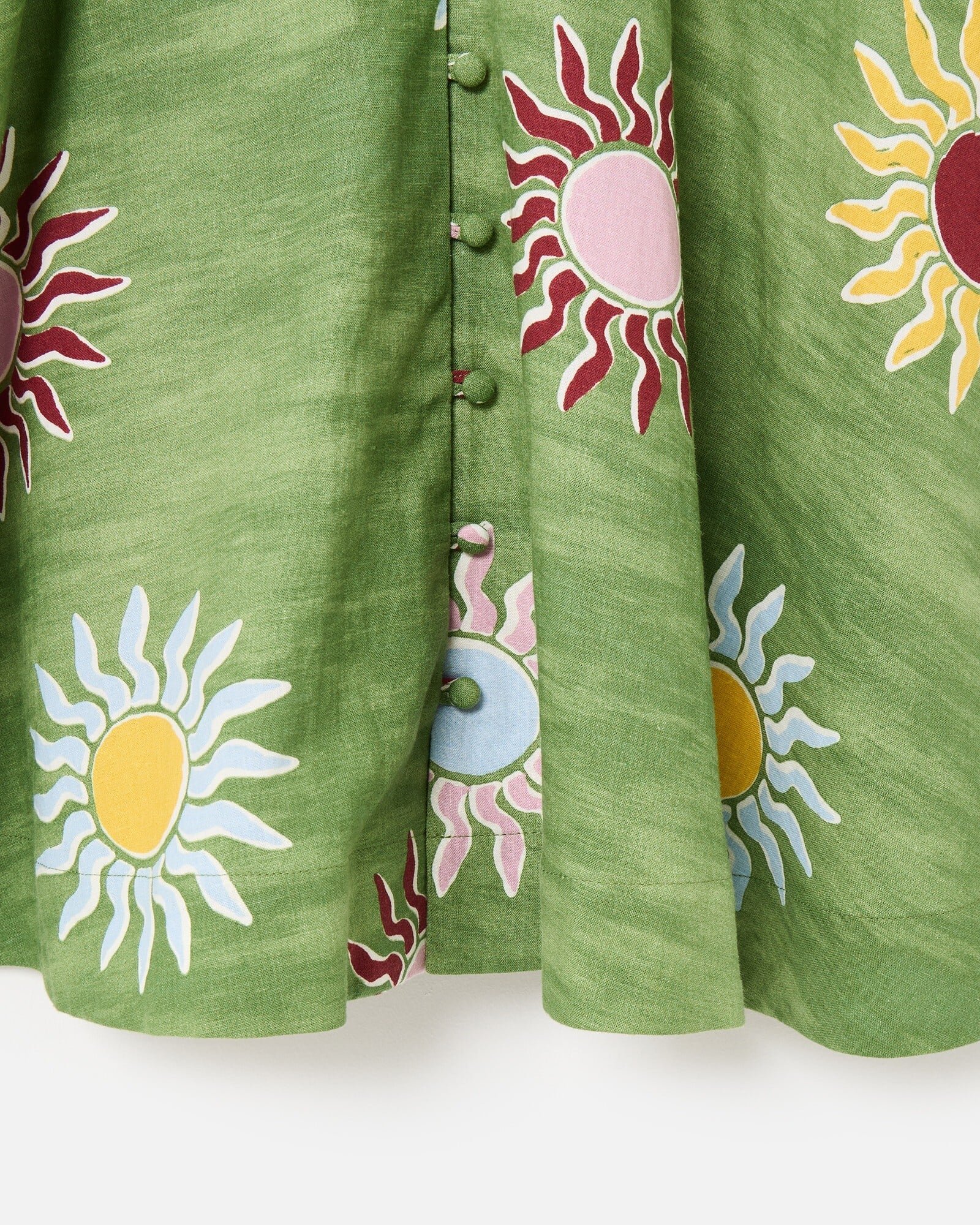 hunter green bridesmaid dresses long Portmans Floral Green Dress 8 main image 0