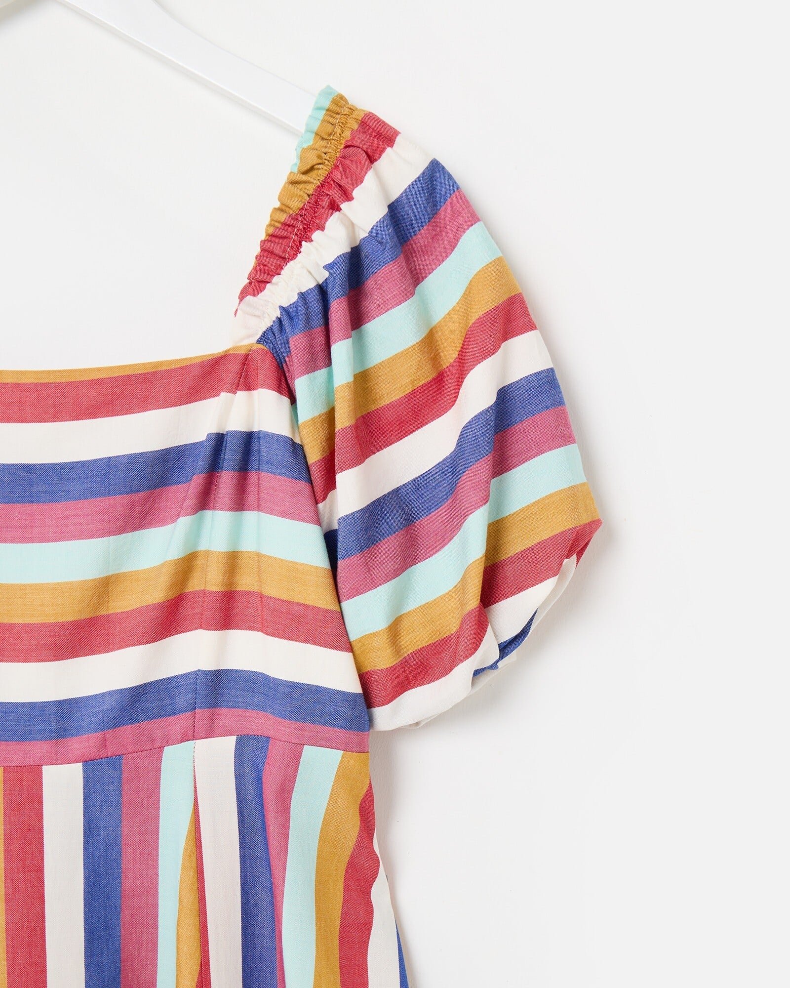 madewell festival stripe dress Red Rhinestone Belt main image 0