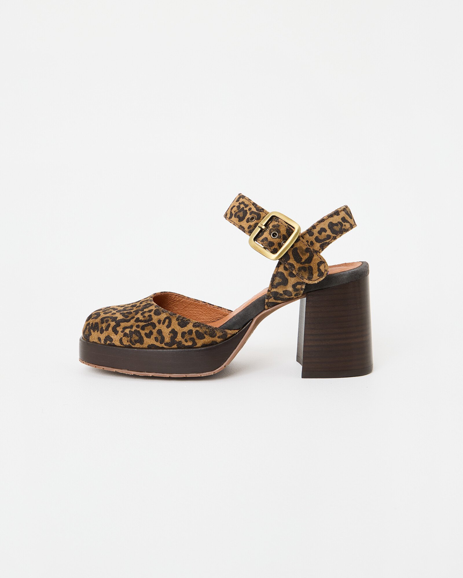 Esska Hope Animal Print Pointed Slingbacks | Oliver Bonas